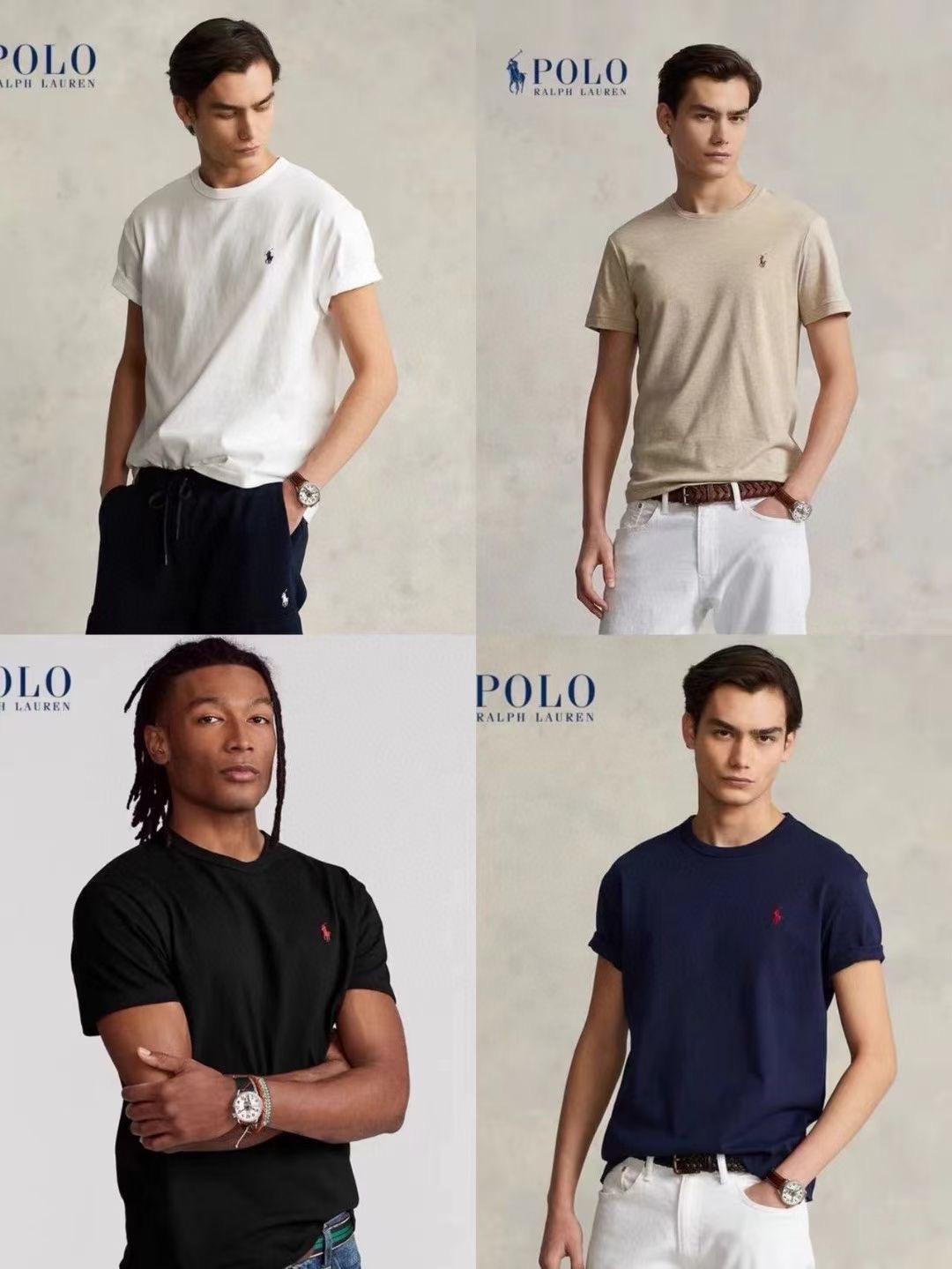 預訂 RL POLO 純棉圓領TEE  