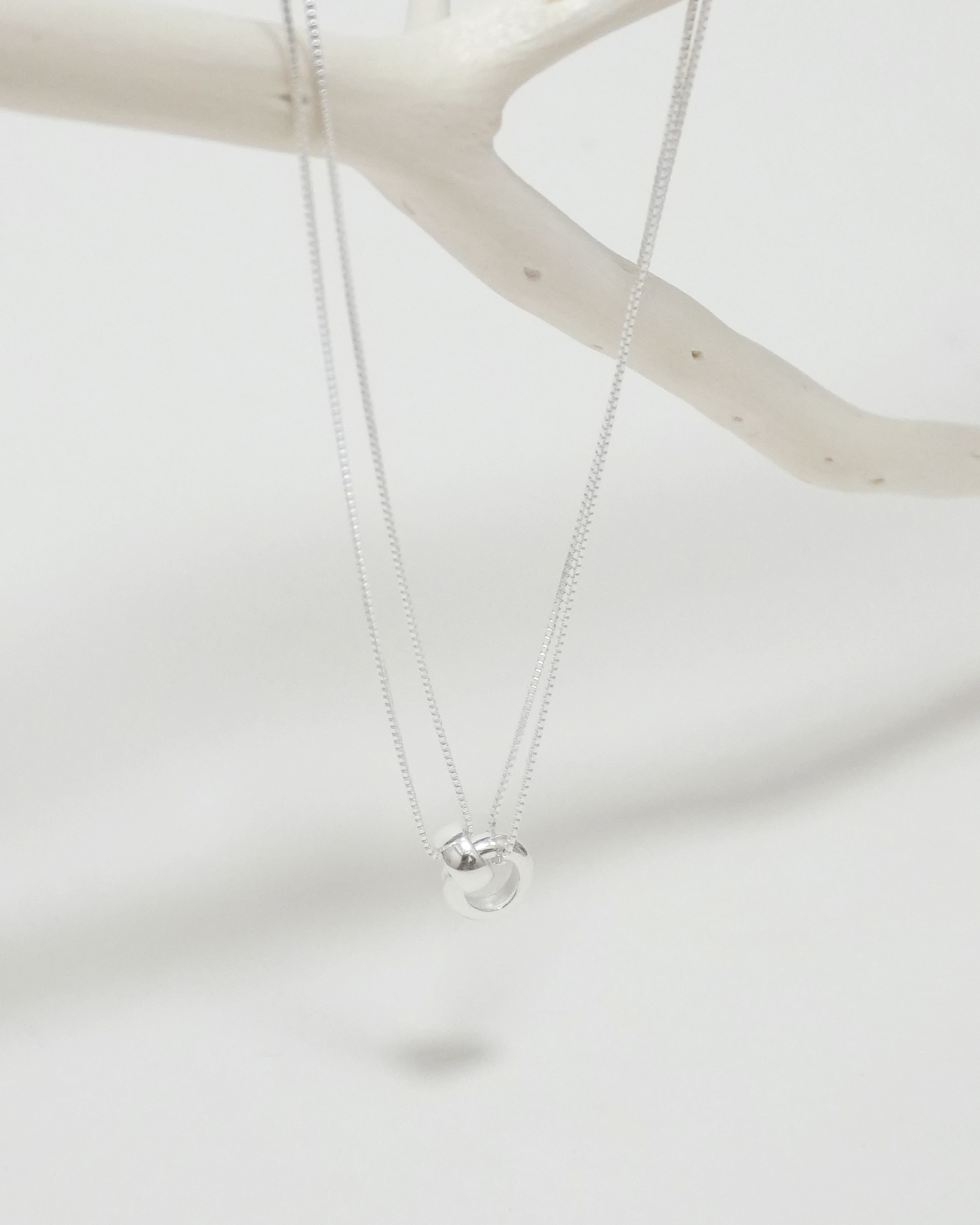 Pure Dual Buckle Necklace