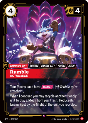 Spiritforged - Rare - Fury Rune (Set 2)