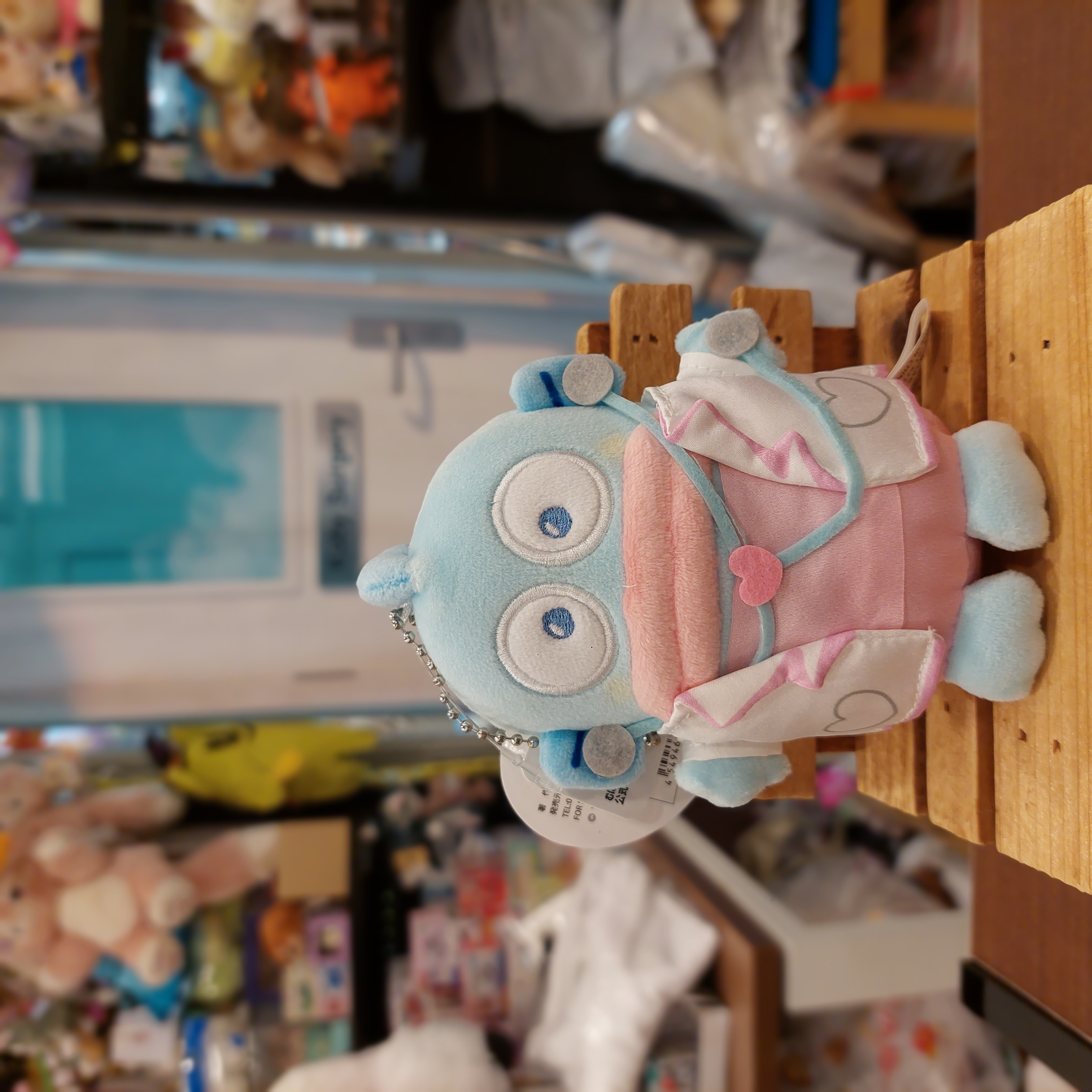 原裝日本 Sanrio Doctor 水怪 Hangyodon 漢頓 吊飾 