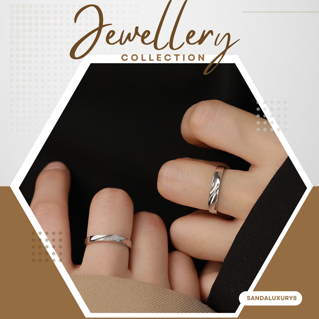 Couple Rings - Minimalist Silver Jewelry  