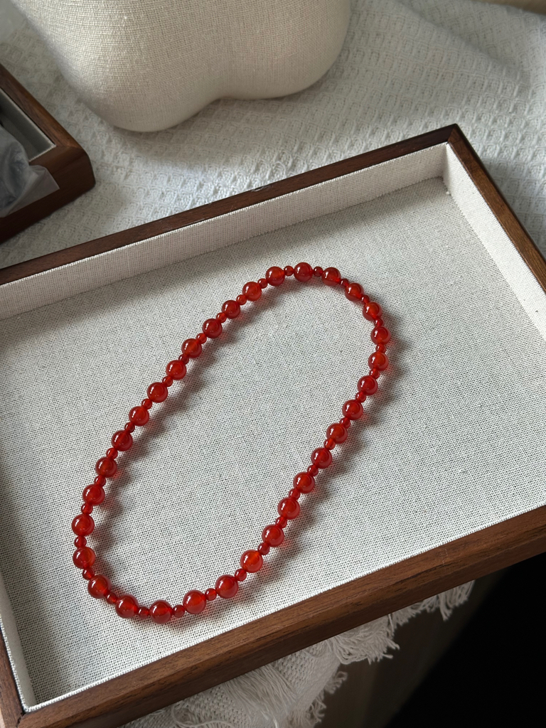 红玛瑙两圈 ｜Carnelian 2 laps