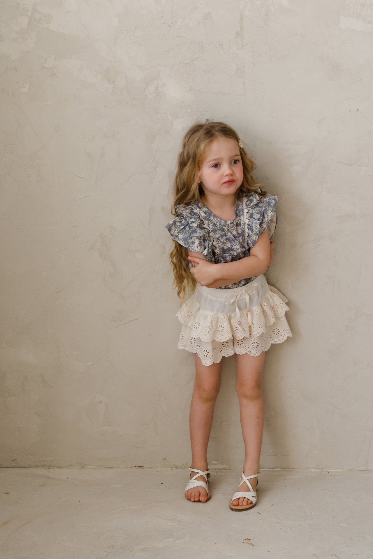 Flo | Layer skirt pants(Ivory 120(105-115)