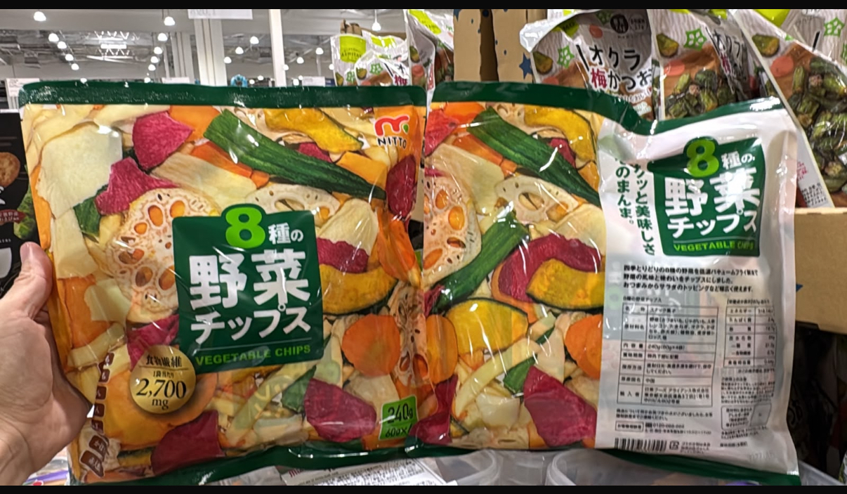 日本Costco 本週特價  日本 COSTCO 超熱銷款🇯🇵NITTO八種野菜脆片（1袋4包） 