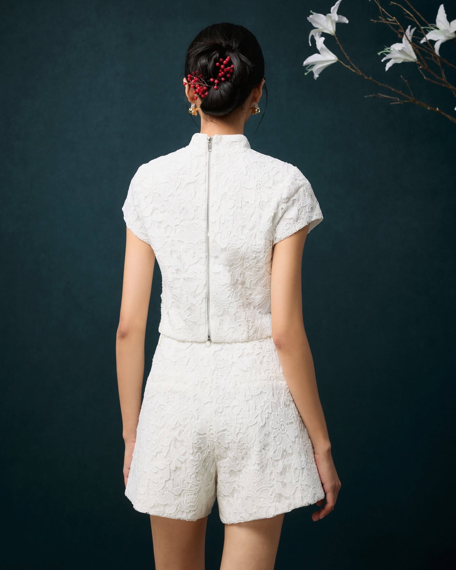 蕾丝A字短裤 P0092