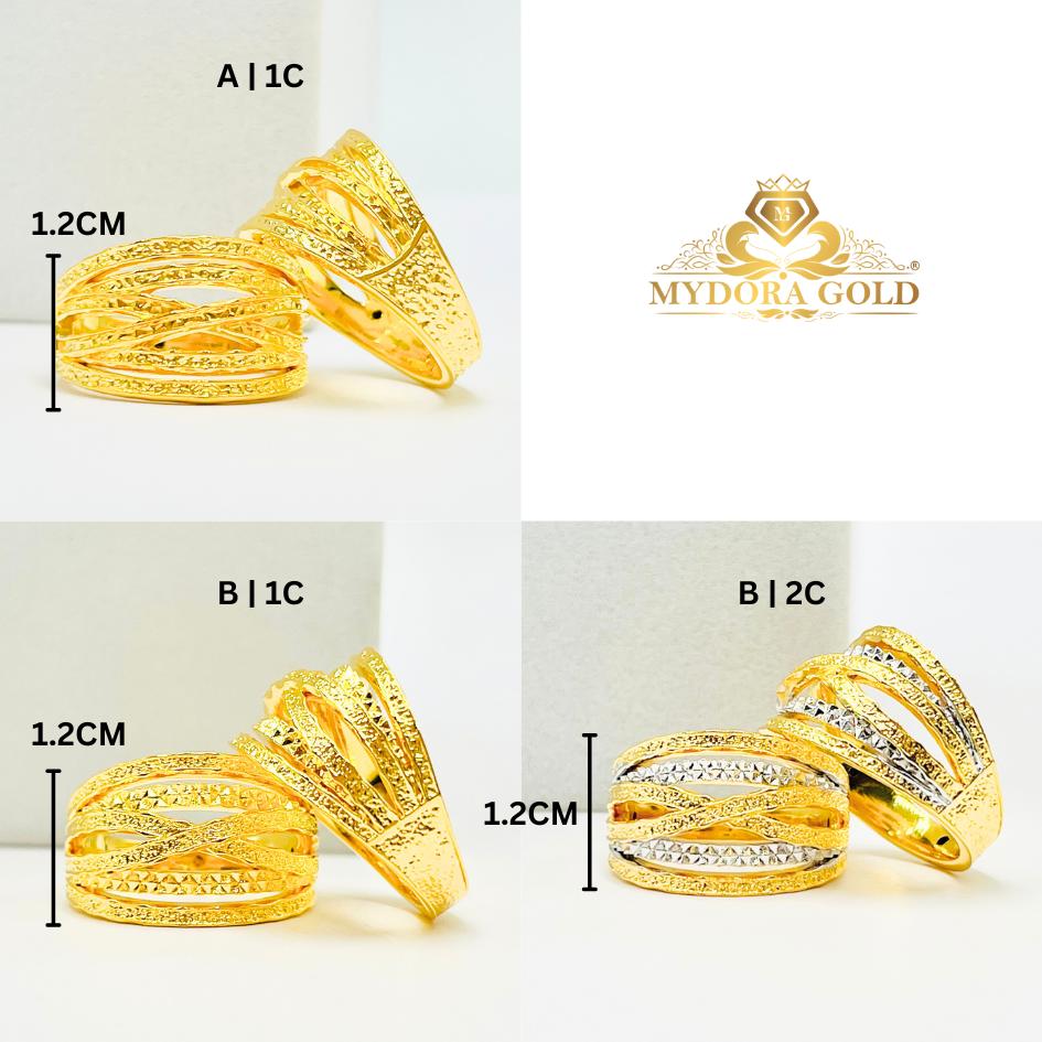 MYDORA Cincin Nabila Pasir 6 Layer (5G) l EMAS 916/22K
