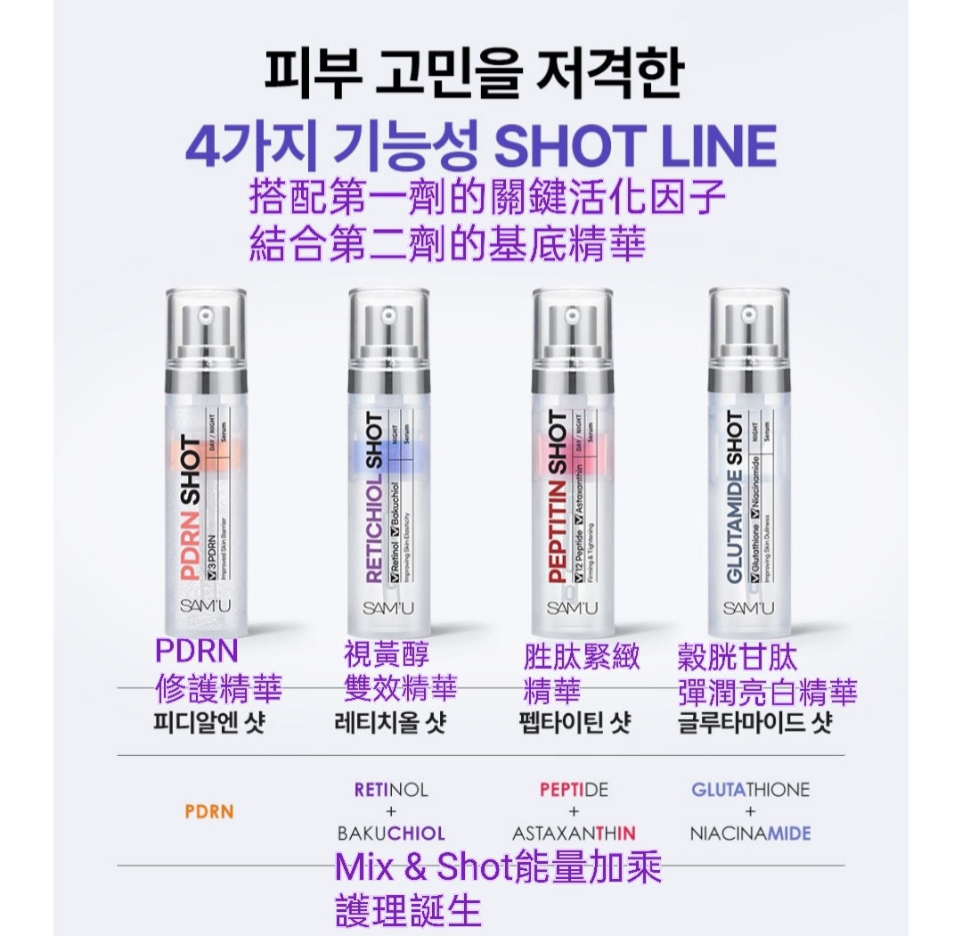 現貨💜 SAM'U PDRN修護精華 PDRN修護安瓶 PDRN精華 麗珠蘭PDRN 麗珠蘭 PDRN SAM'U麗珠蘭 麗珠蘭 SAMU麗珠蘭 麗珠蘭精華 😃韓國日本💜