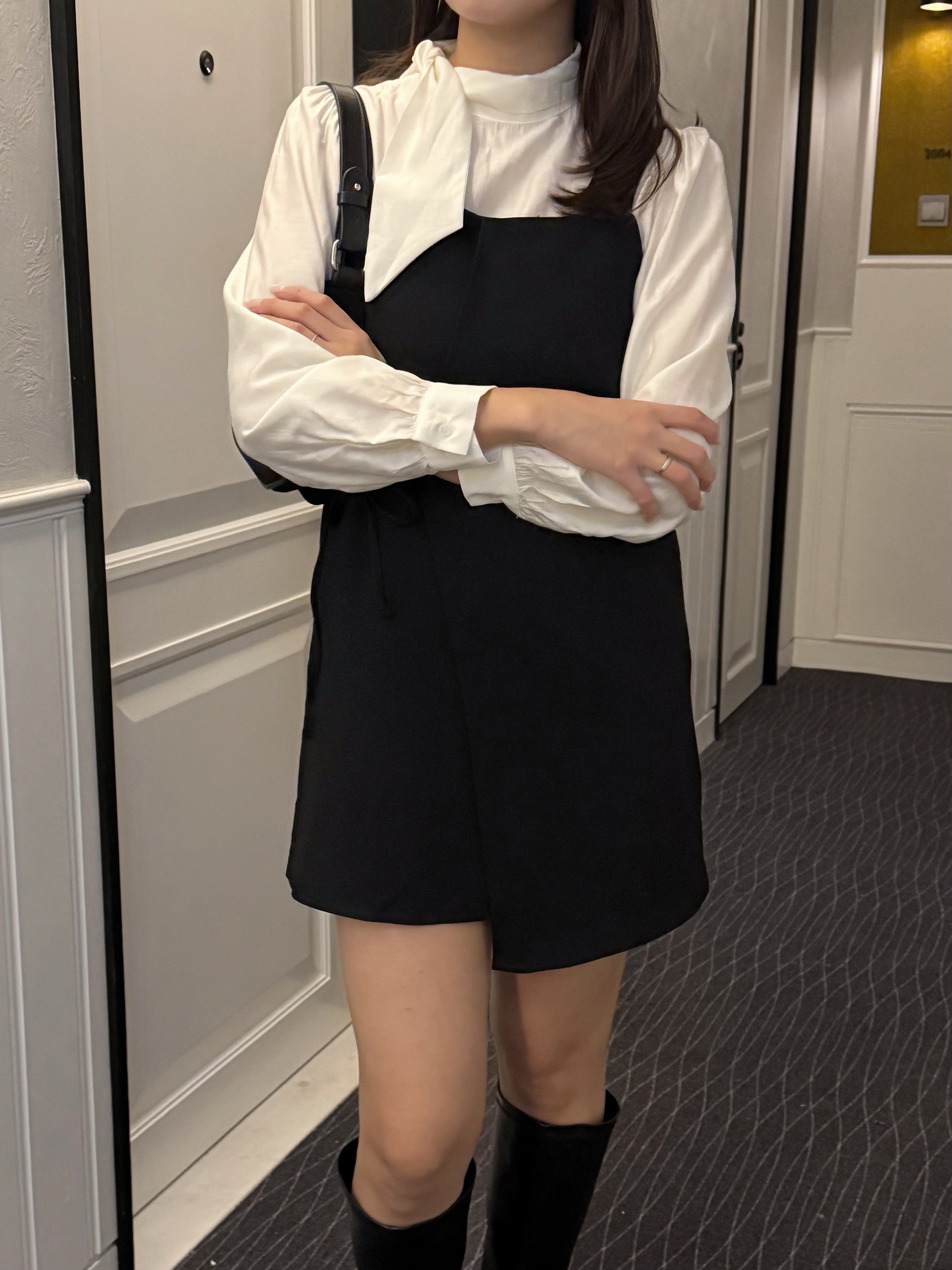 [洋氣精緻!!]Onni Slip Mini Dress(兩色入)