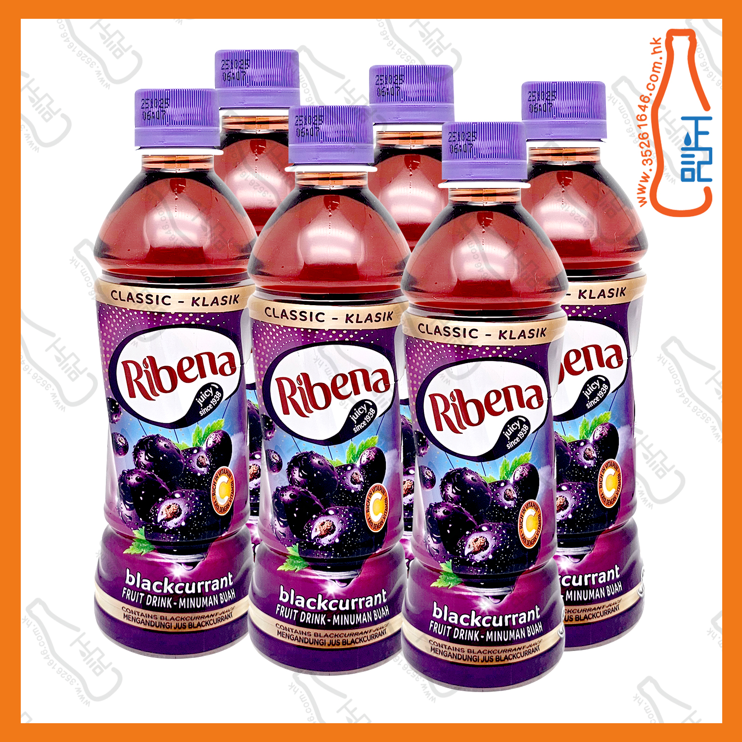 ==(支裝)利賓納黑加侖子 350ml x 6支 /份