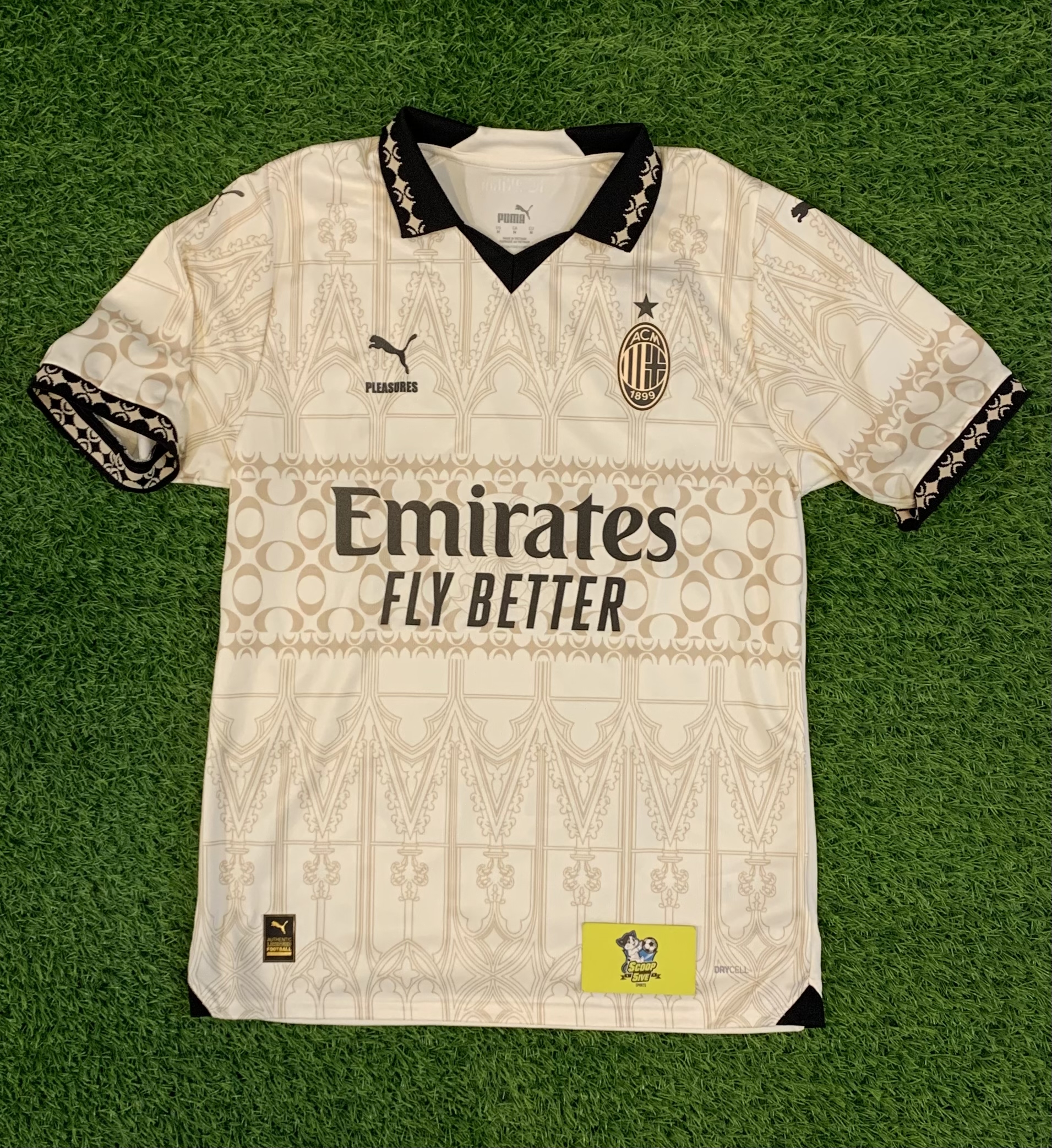 2023-24 AC米蘭 X Pleasures 三客 球迷版 短袖