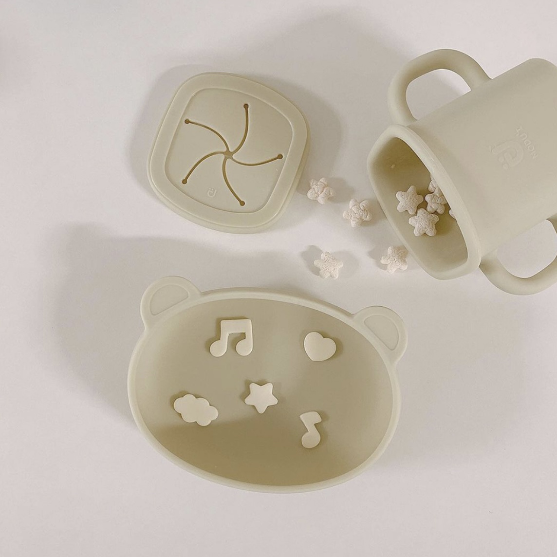 MODU'I 全能鉑金矽膠餐具十一件組