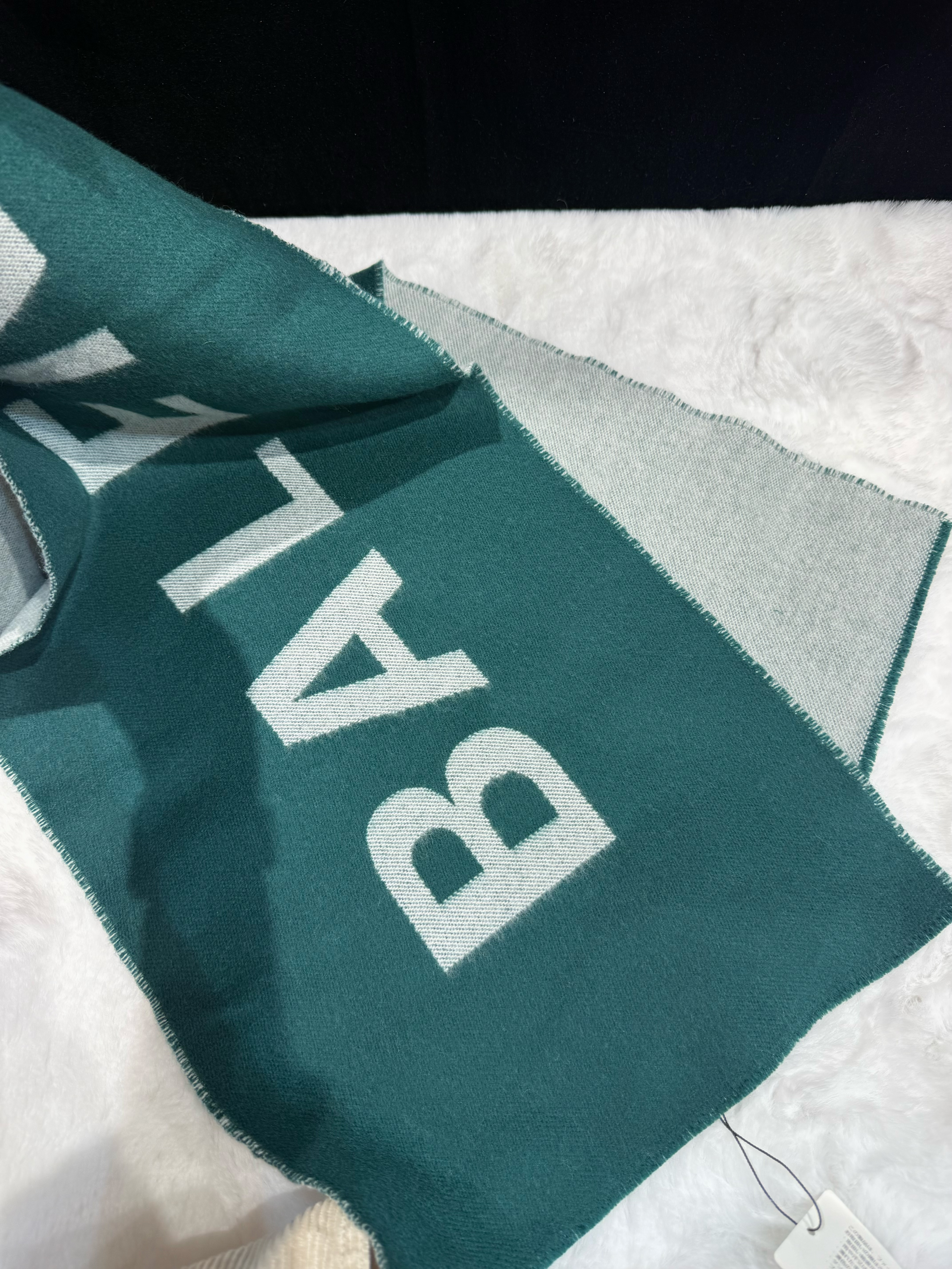Balenciaga scarf green