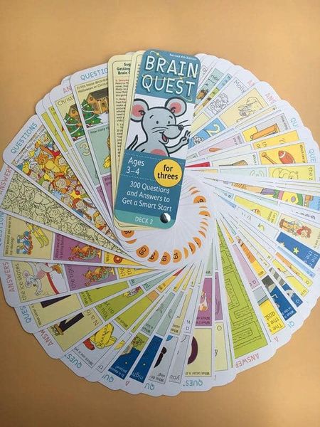 Brain Quest 大腦任務 學前認字智力開發問答卡｜4 boxes｜Suitable for ages 2-6