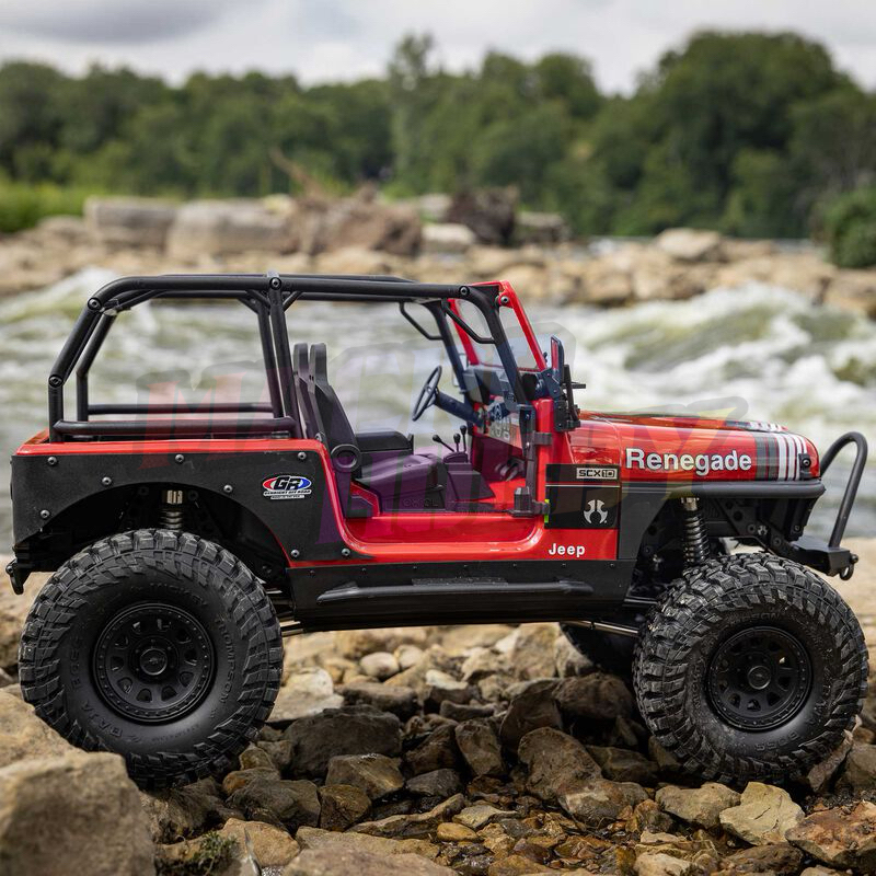 Axial 1/10 SCX10 III Jeep CJ-7 Red AXI03008V2T1 #0111196