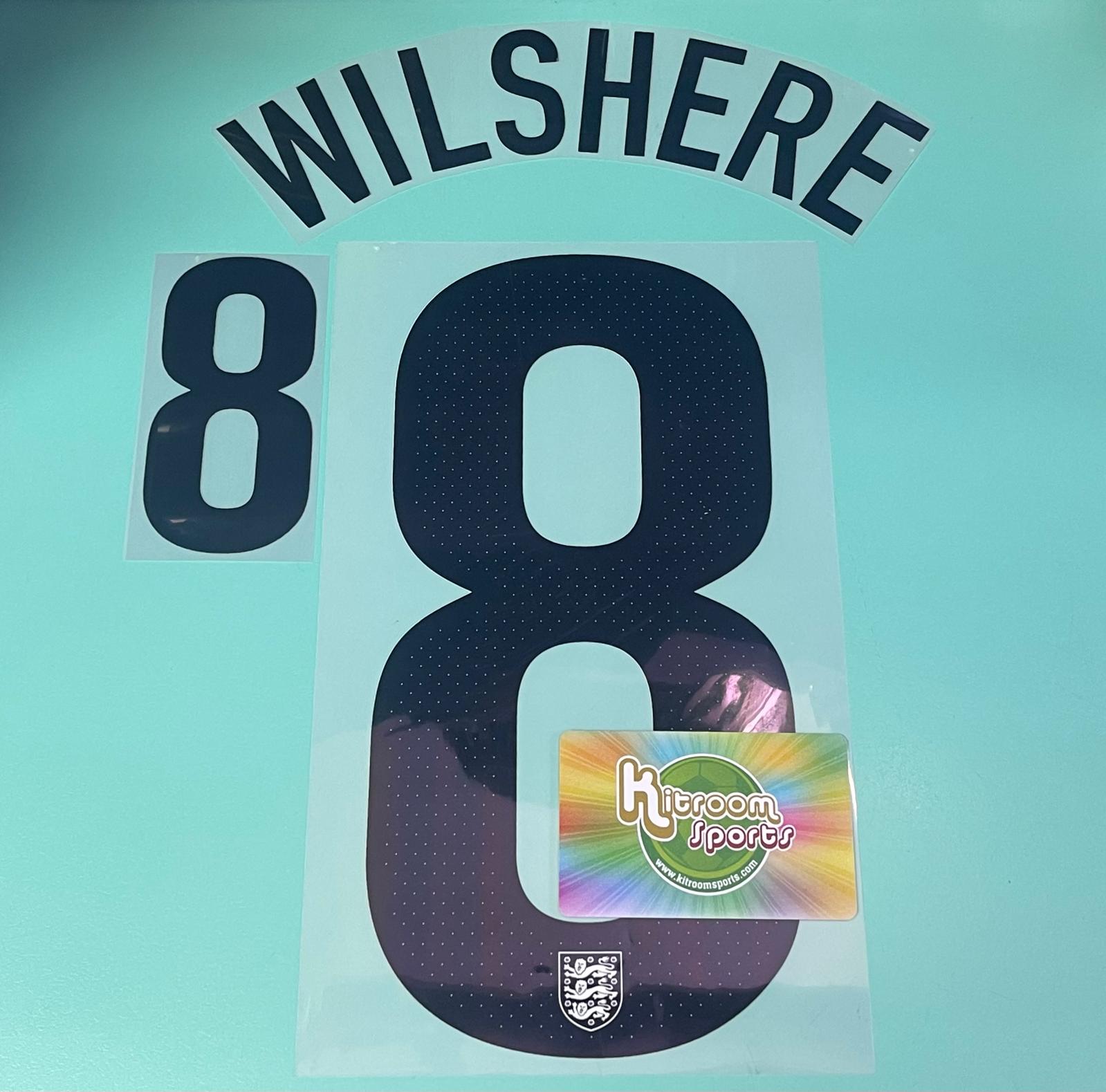 2013 England 150th Home Nameset #8 WILSHERE