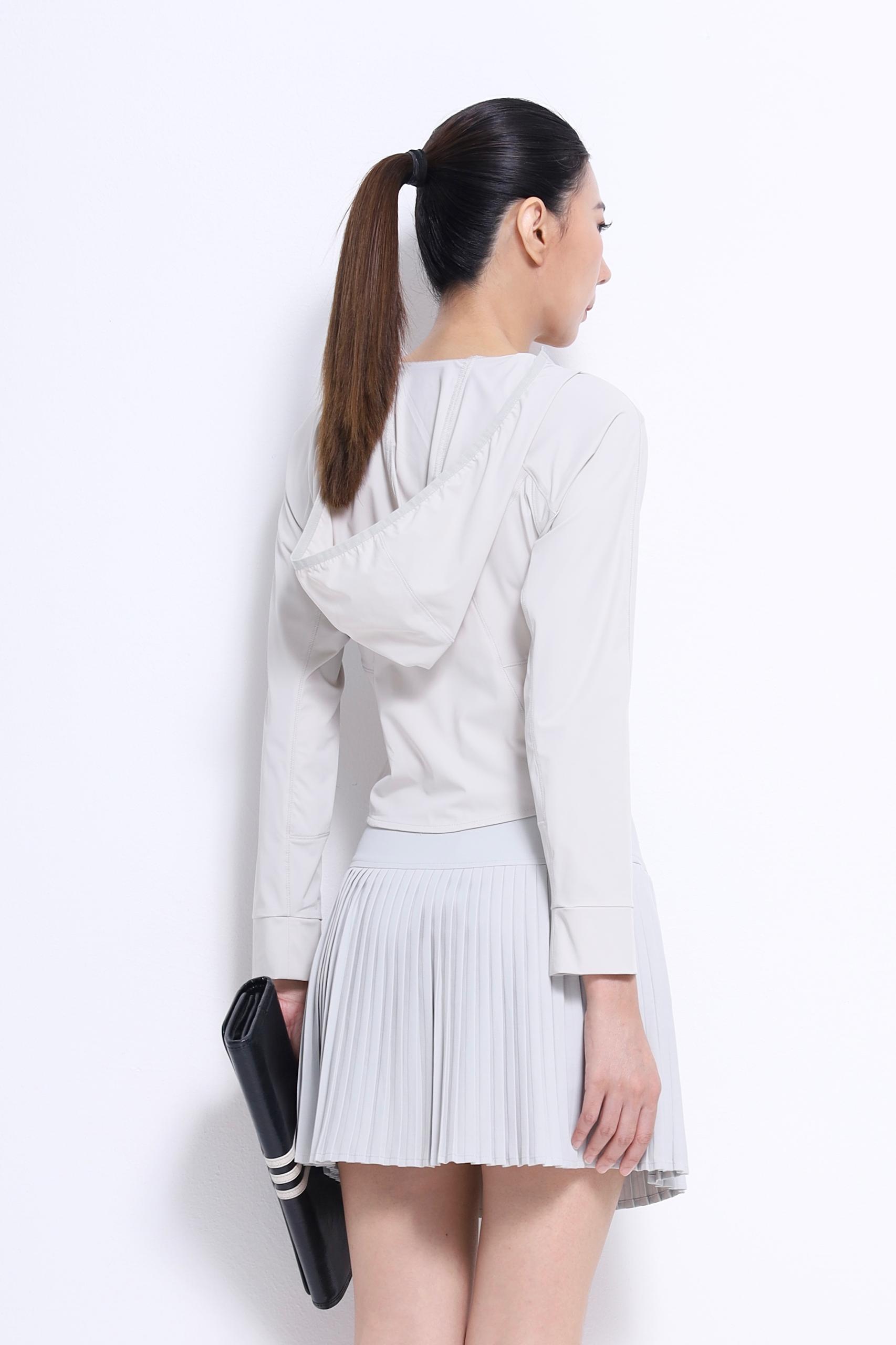 CB2748 ZIP UP HOODED SLIM JACKET