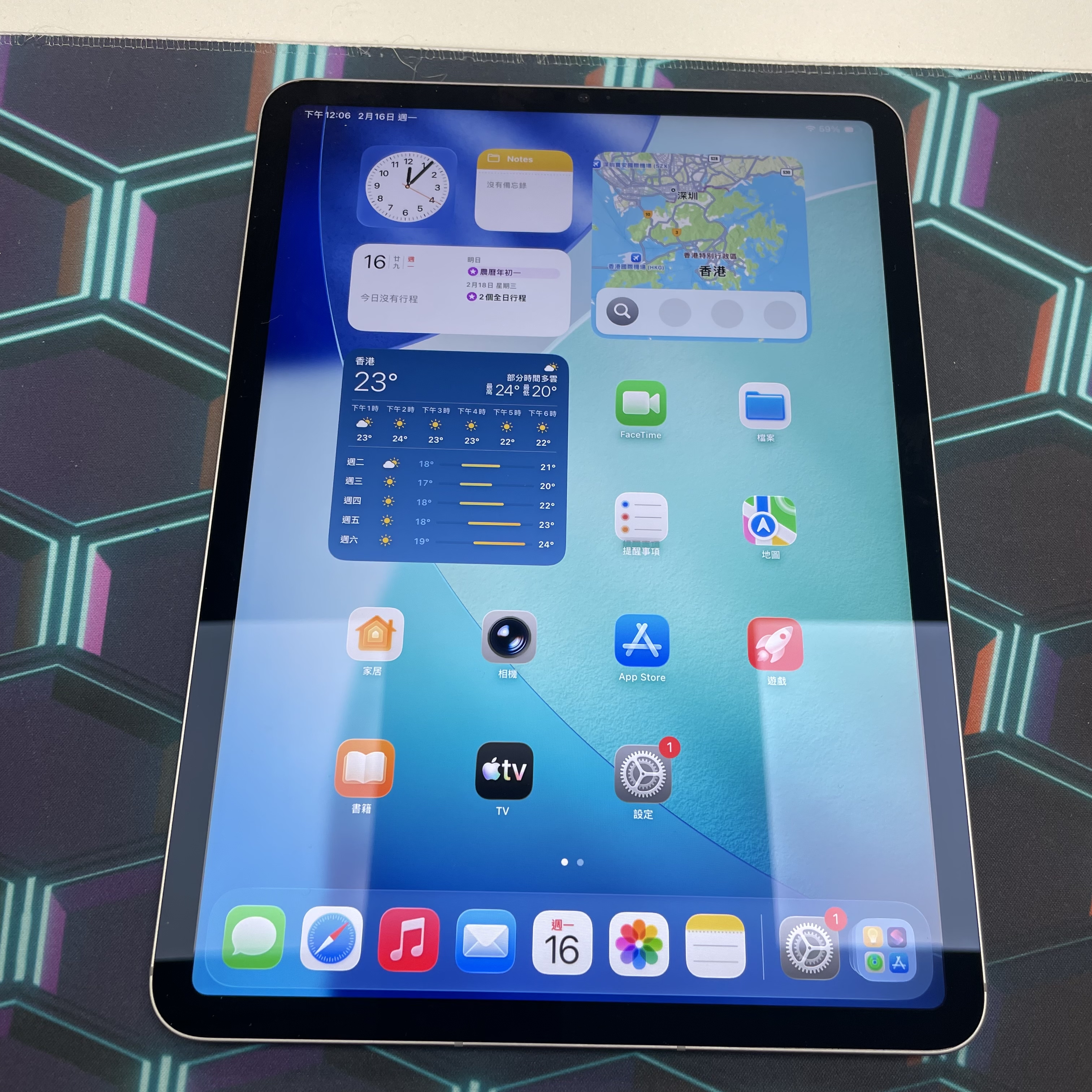 *595891 iPad Pro 4 11吋 M2 完美機 128GB 插卡版 灰色 gray