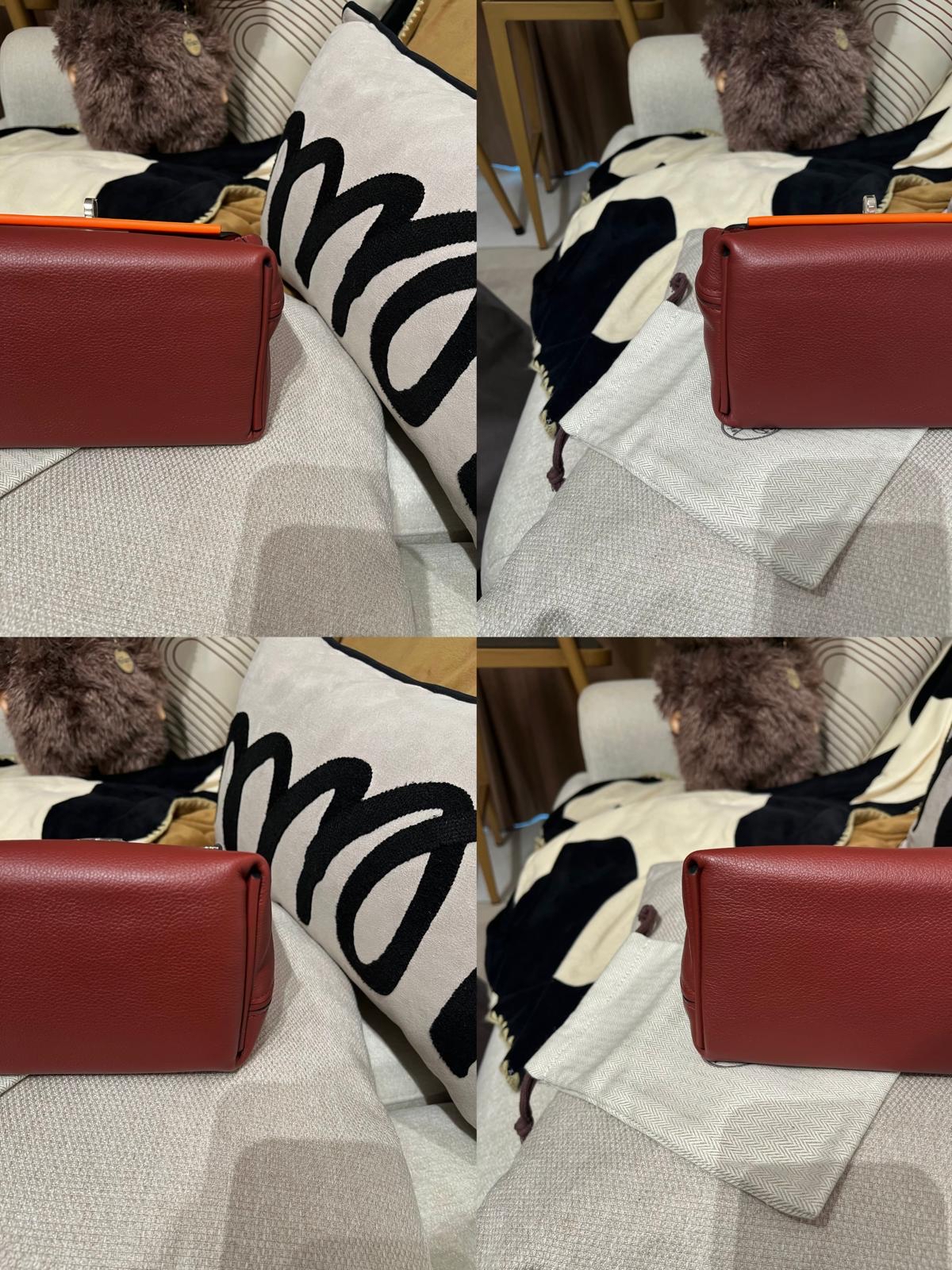 全新 HERMES 2424 mini 21cm STAMP B ,ROUGE H EVERCOLOR 100%Authentic, 全新Brand New ✅strap✅Dust bag✅box