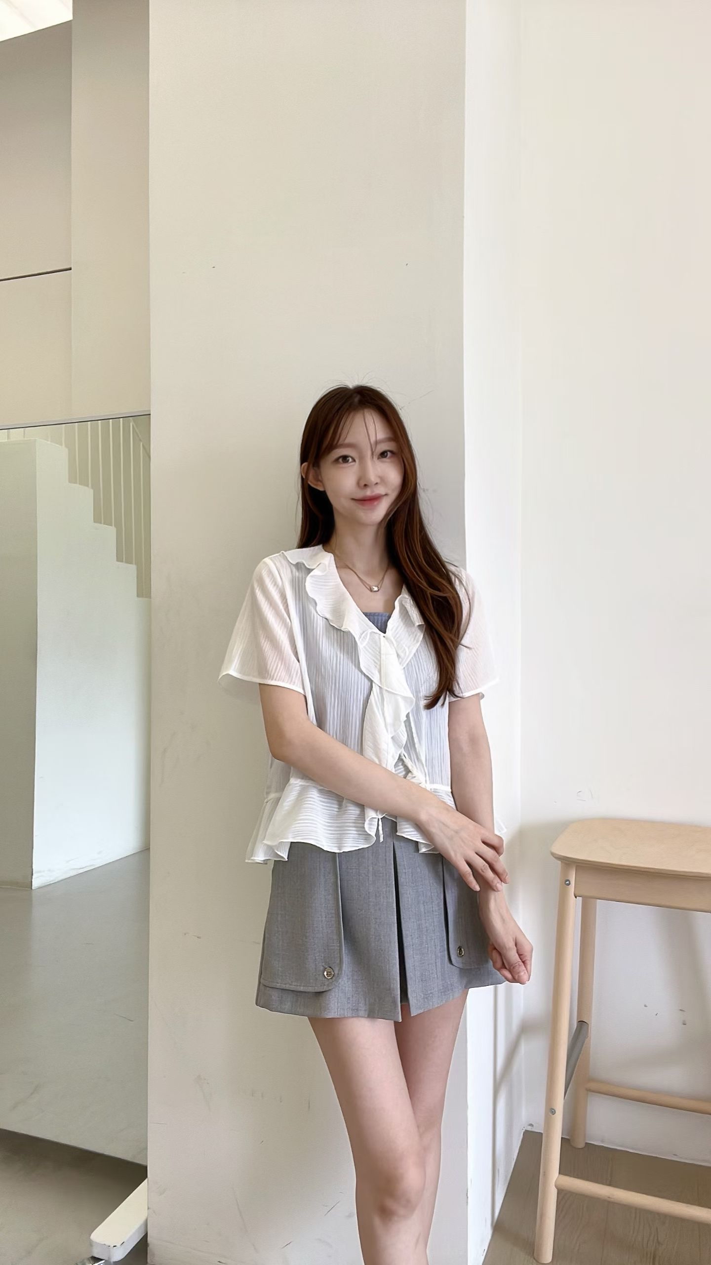 FV06_04 方領粗帶打底背心. (4色)