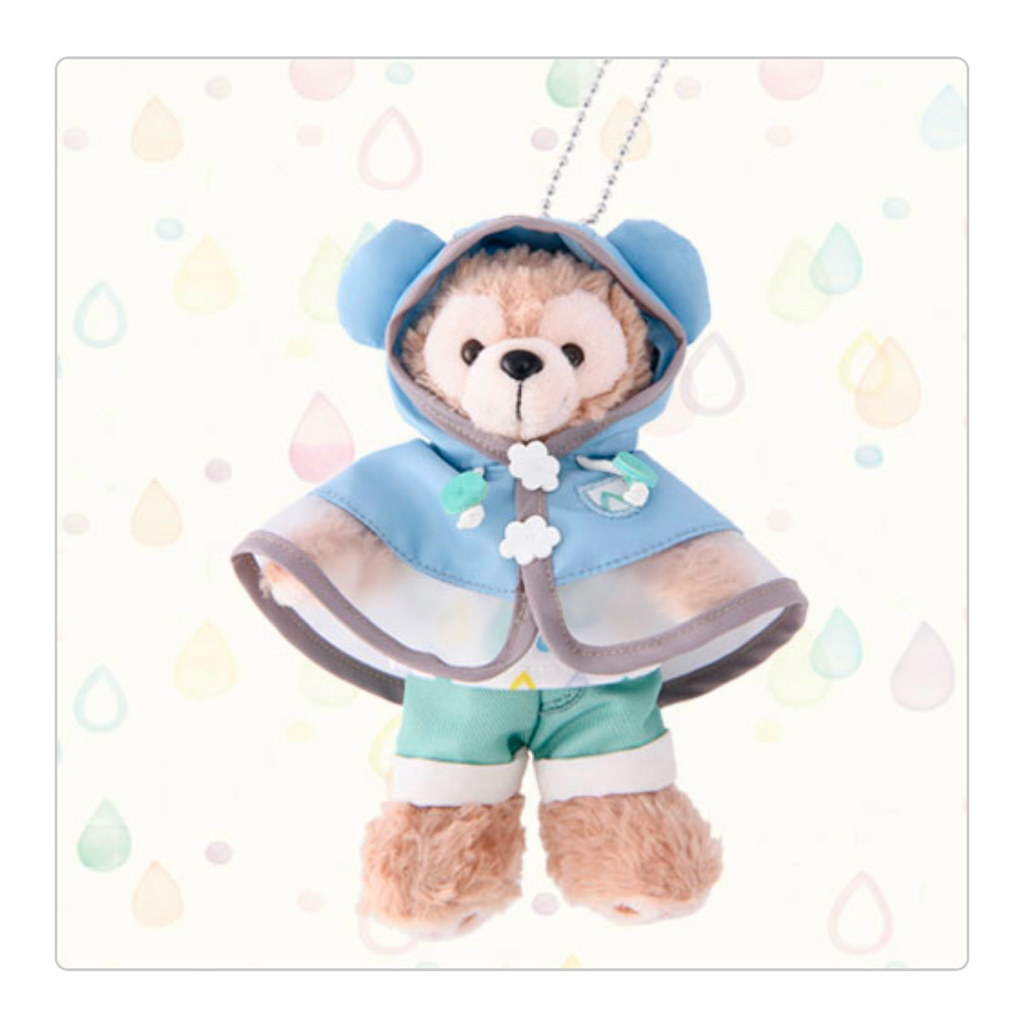 東迪 Duffy and Friends Beautiful Rainy Days 企款公仔吊飾 KC Duffy/ShellieMay/Gelatoni/StellaLou Tokyo Disney Sea
