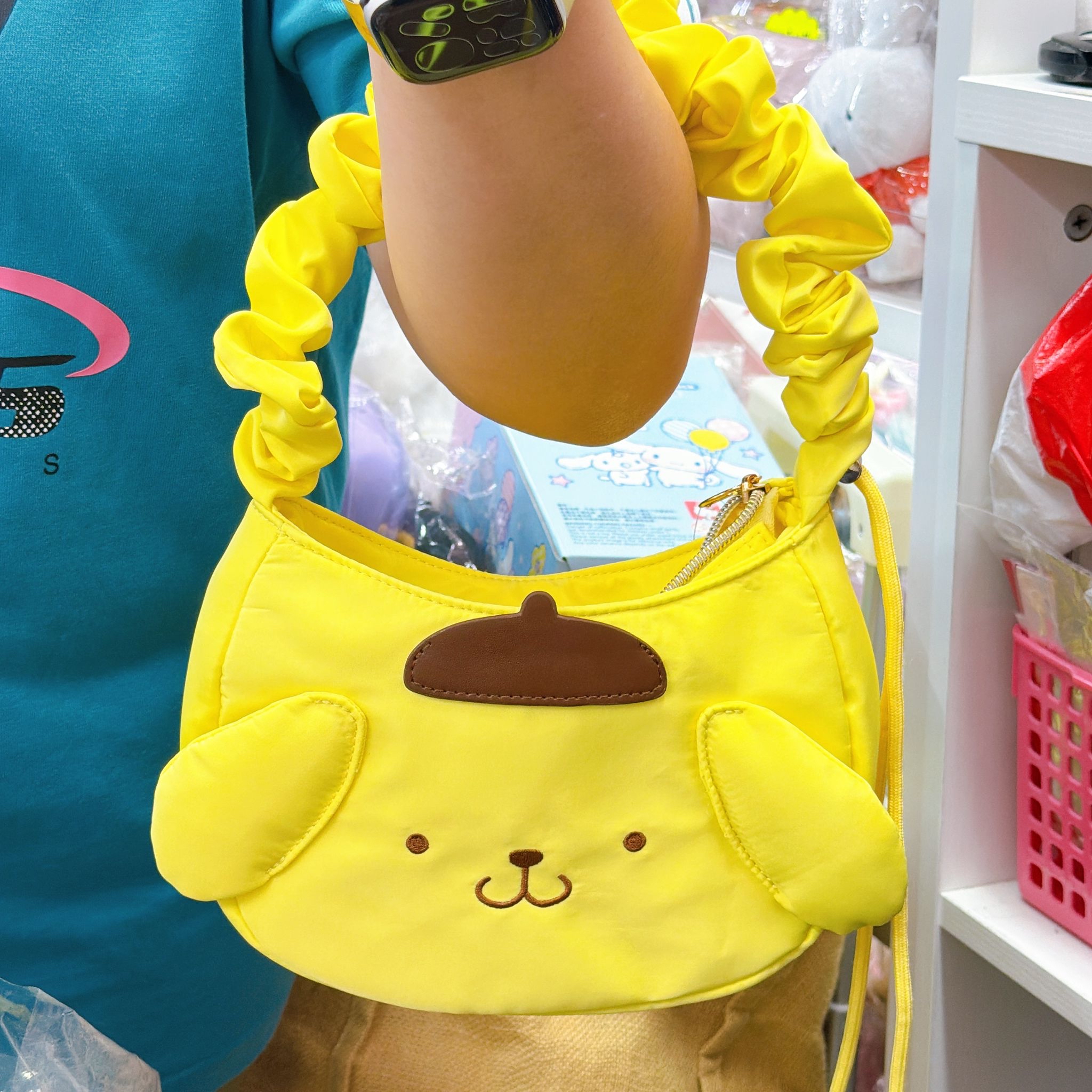 原裝行貨Sanrio 布甸狗Melody肉桂狗新款3way（可以斜揹/可以側揹/又可以做小包包