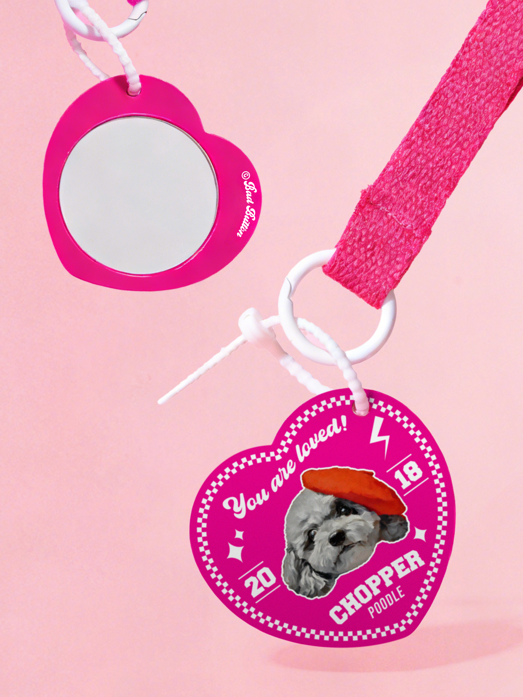 【客製】Beloved - Mirror 隨身小鏡掛飾