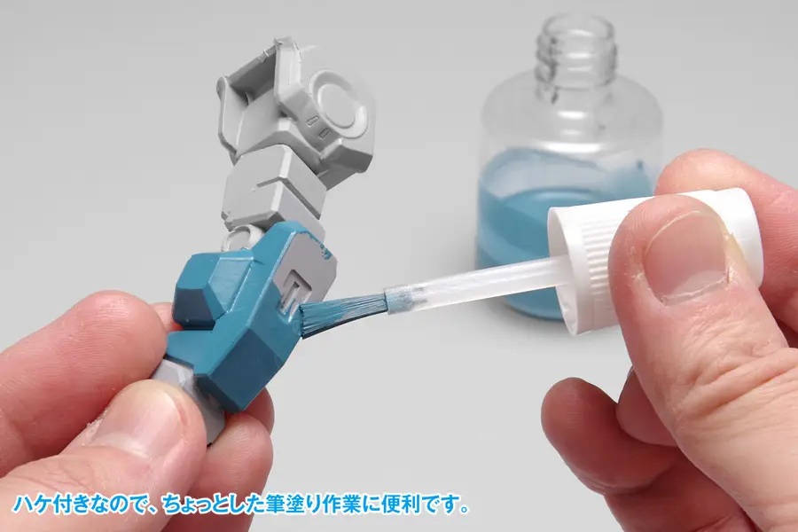 Plastic Bottle With Brush (Thick Bottle, Large Brush)