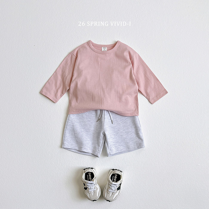 🇰🇷vivid_I tee set (2件）