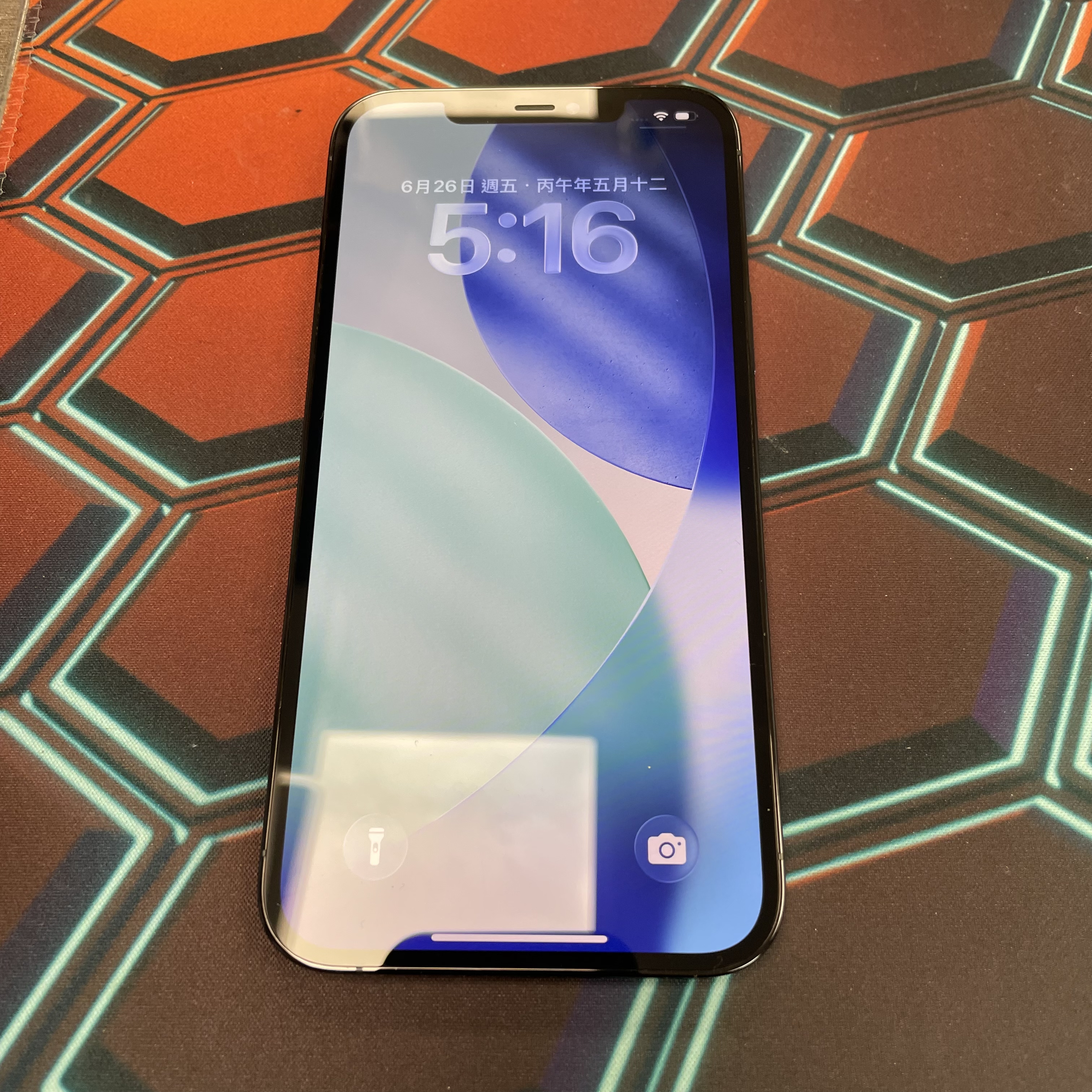 *6819 12 Pro max 超靚機 128GB 電75 藍色 blue
