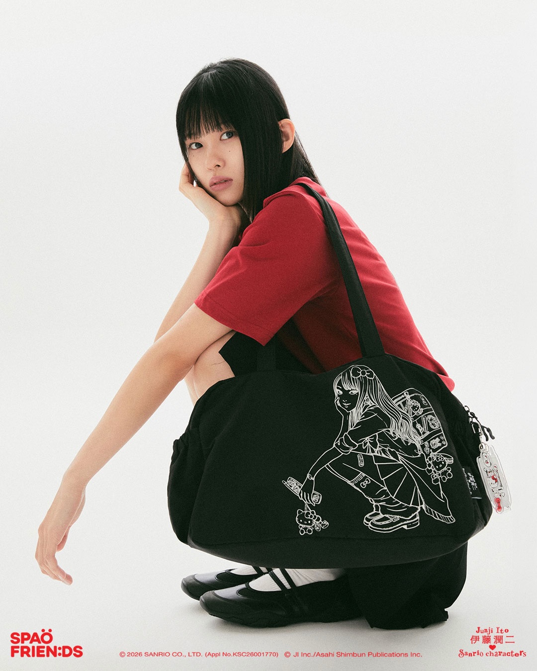 韓國SPAO - Hello Kitty x 伊藤潤二 限定系列