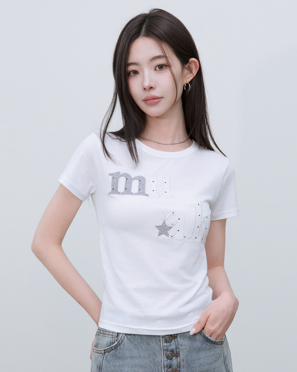 Muah Muah Dot Atar Patch Tee