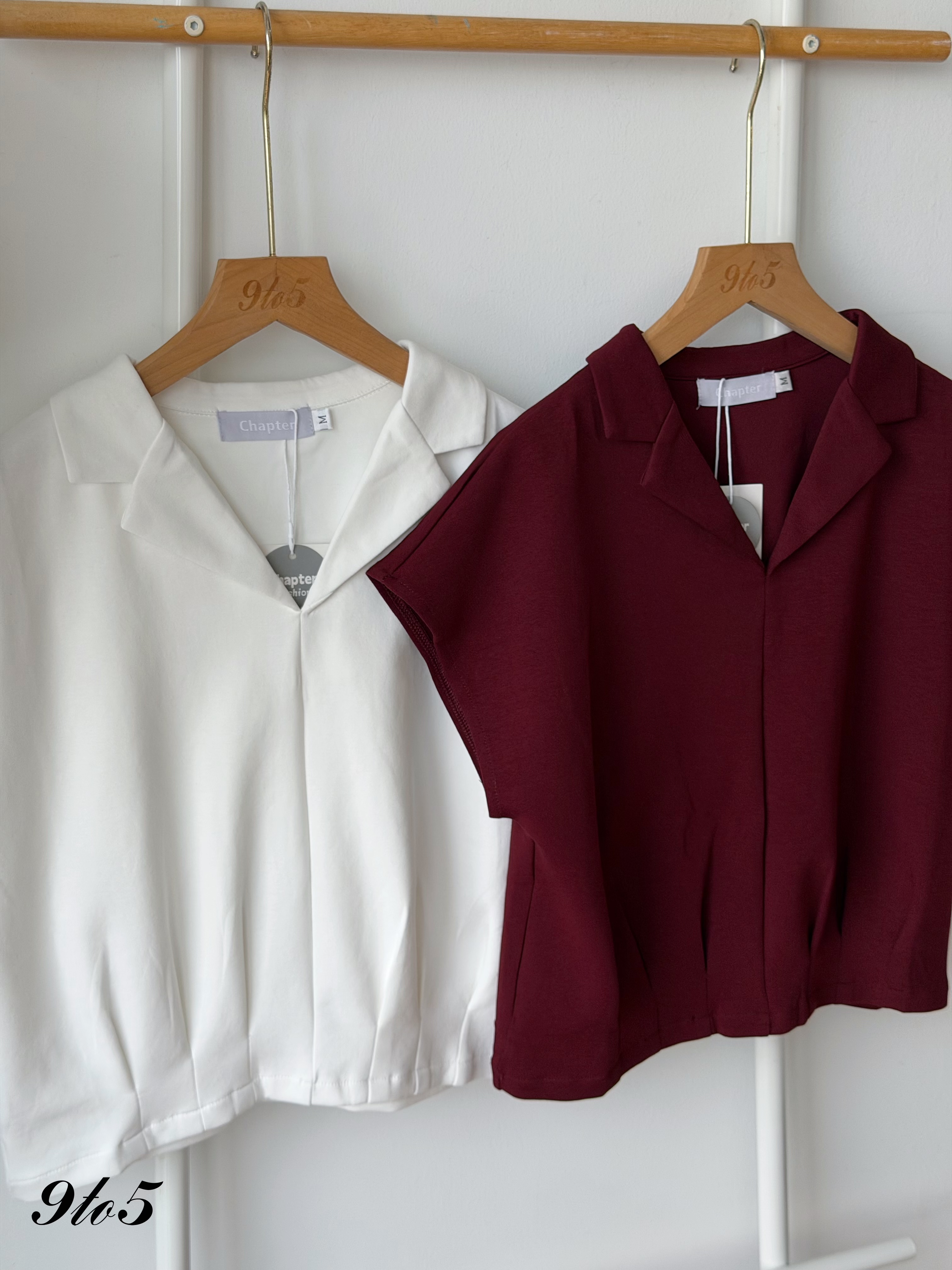 T4542 Cape Sleeve V Neck Shirt - 3 Colors 