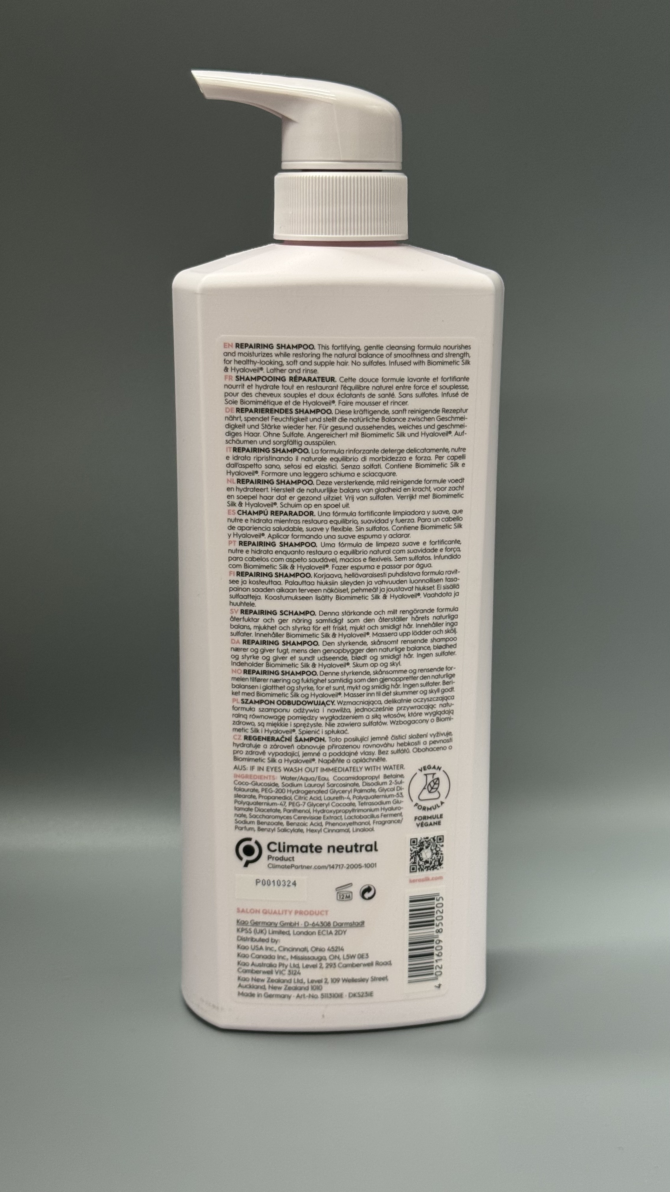 Kerasilk 絲蛋白極致保濕強韌修護洗髮精 750ml (Repairing Shampoo)