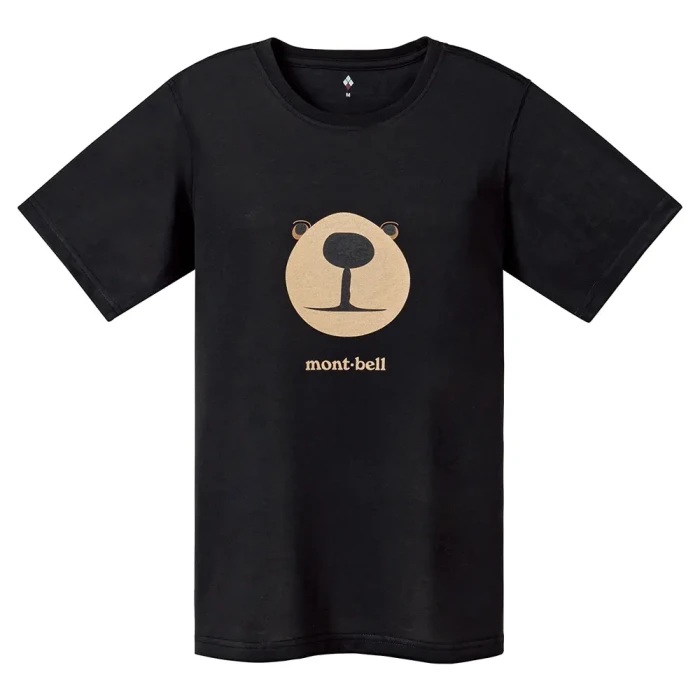 Montbell Women's Wickron Tee Monta Bear Face 1114789