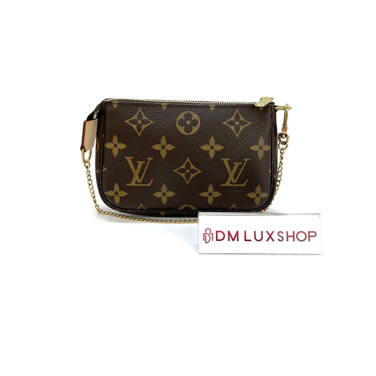 LV Monogram Mini Pochette Accessoires GHW