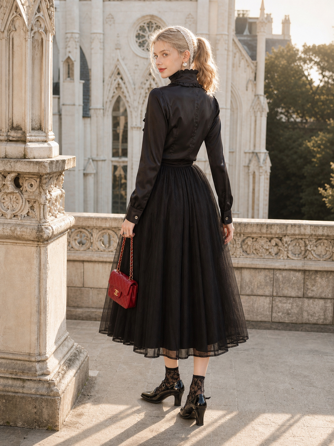 叛逆維多利亞Vintage Prince Ruffles Blouse