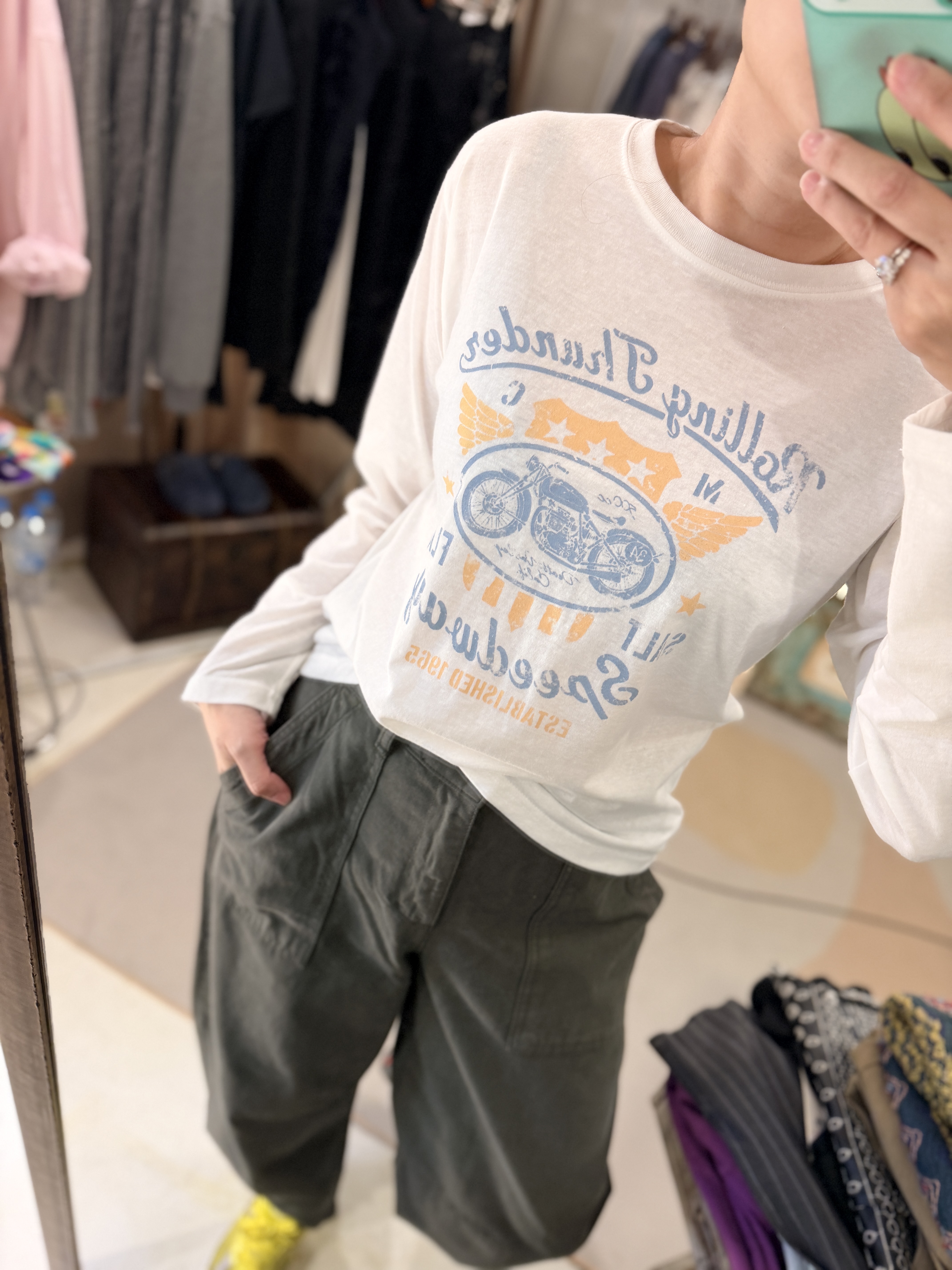 Car printed tee