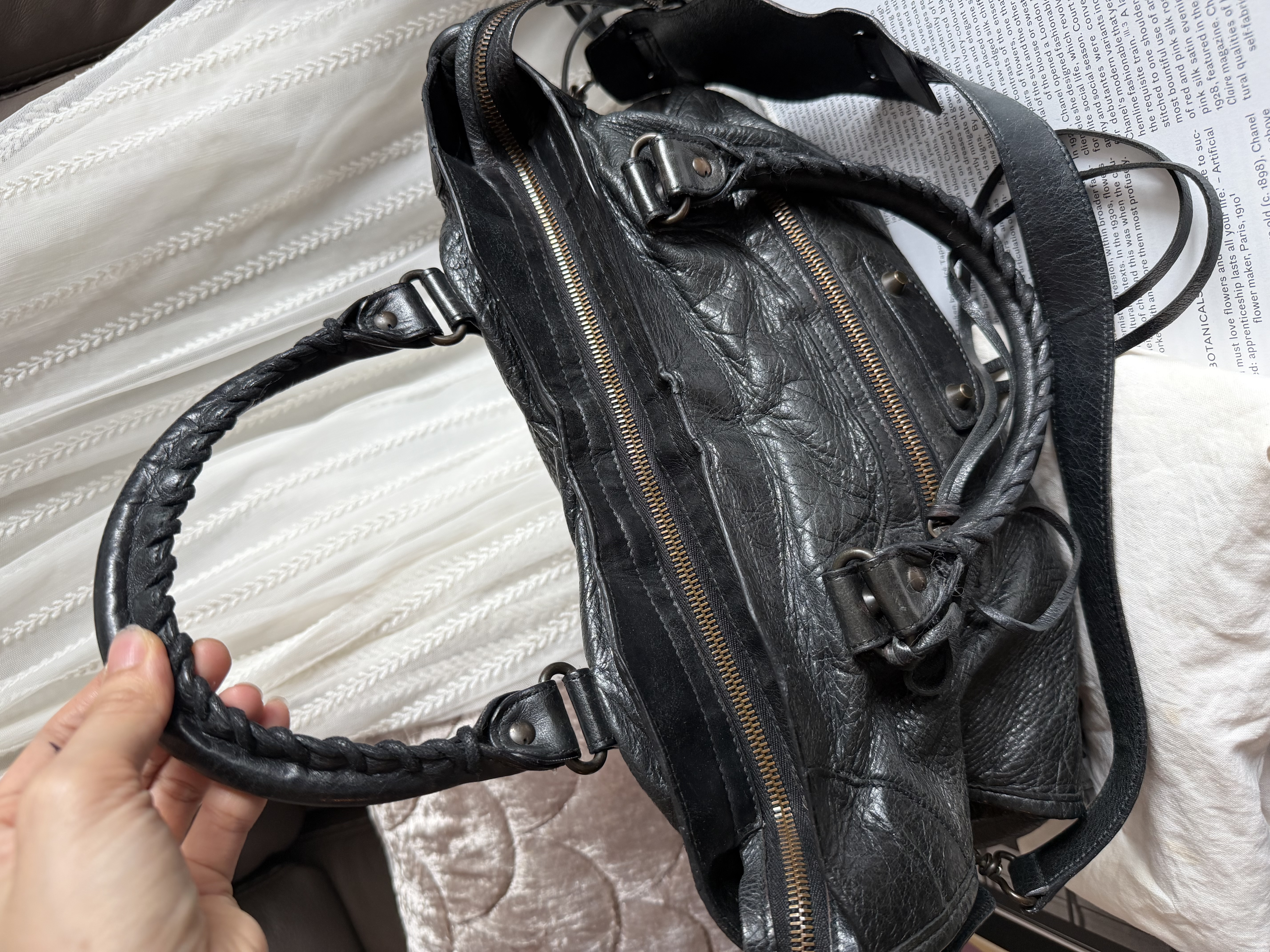 balenciga giant 12 black classic city 黑色