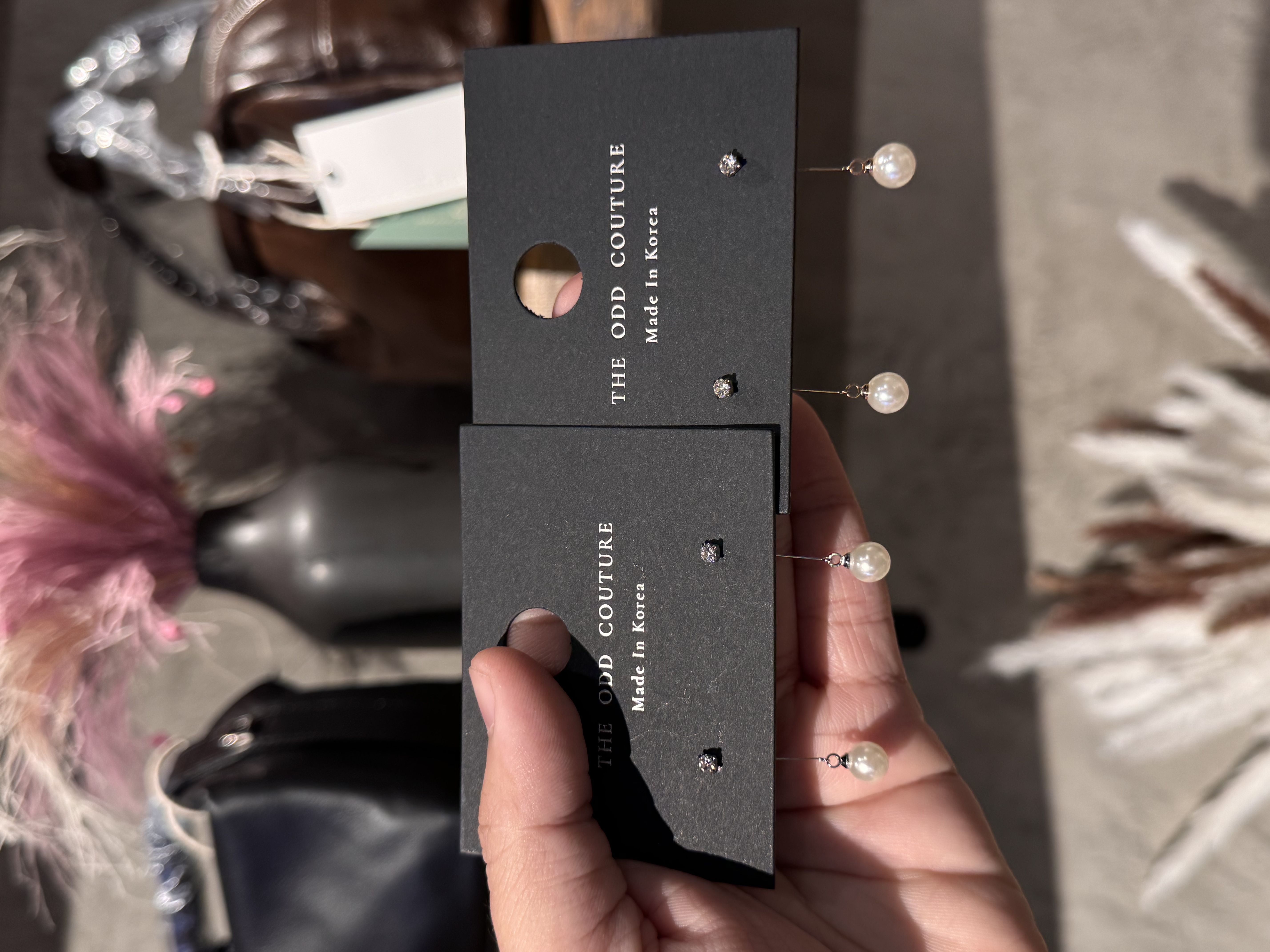 Elegance Pearl Stud Earrings