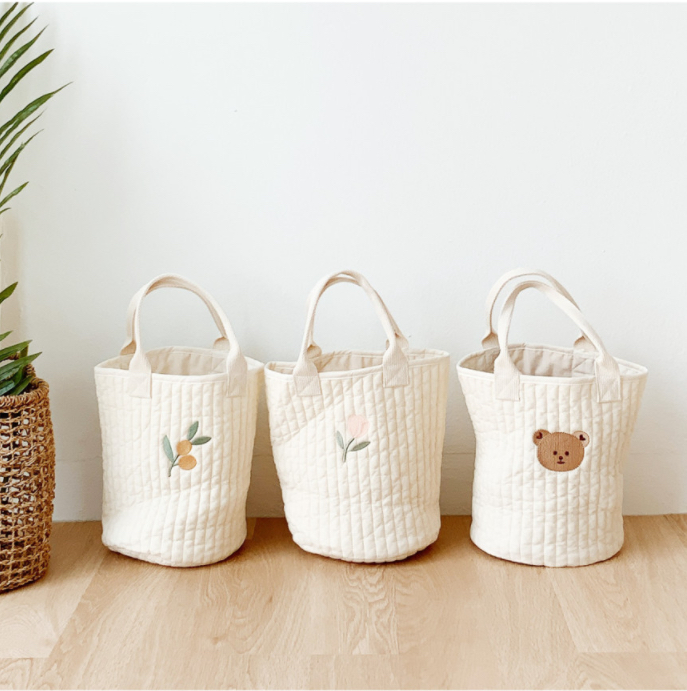 Dottodot 棉質衍縫一手包