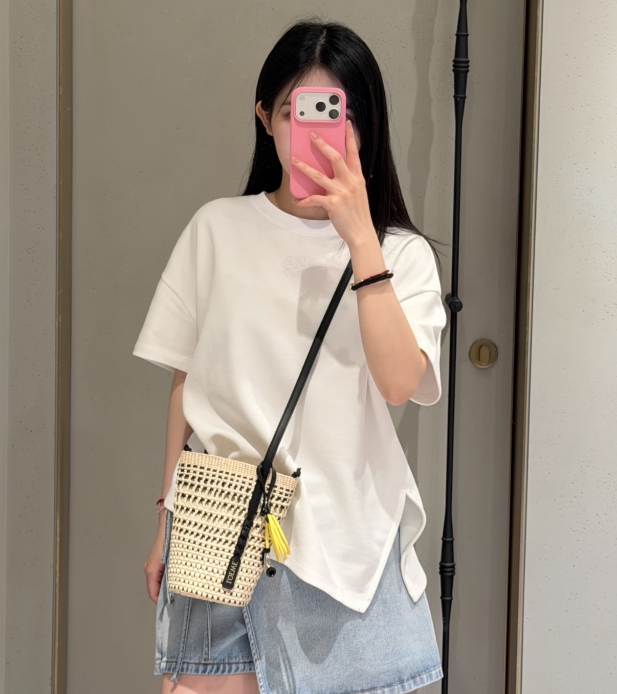 限時優惠🌼新款🆕訂貨🍒Loewe Braid pocket Size 19x19x9cm 肩帶可調節