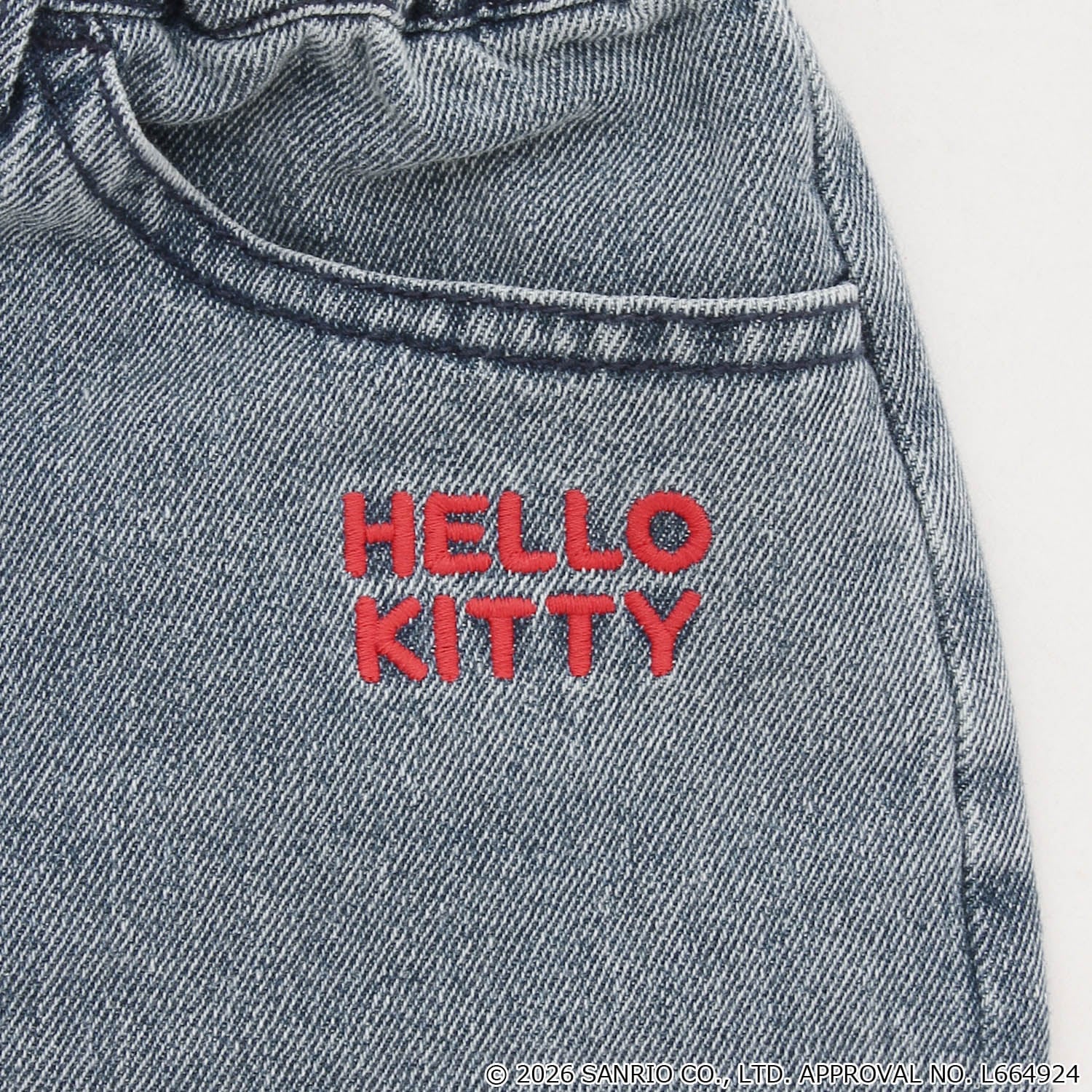 🆕【⭐訂購⭐】🌀🇯🇵 日本直送 #Sanrio 水鑽 刺繡 牛仔短褲  [3款選] 🌀 [ELFA-0122][260714]