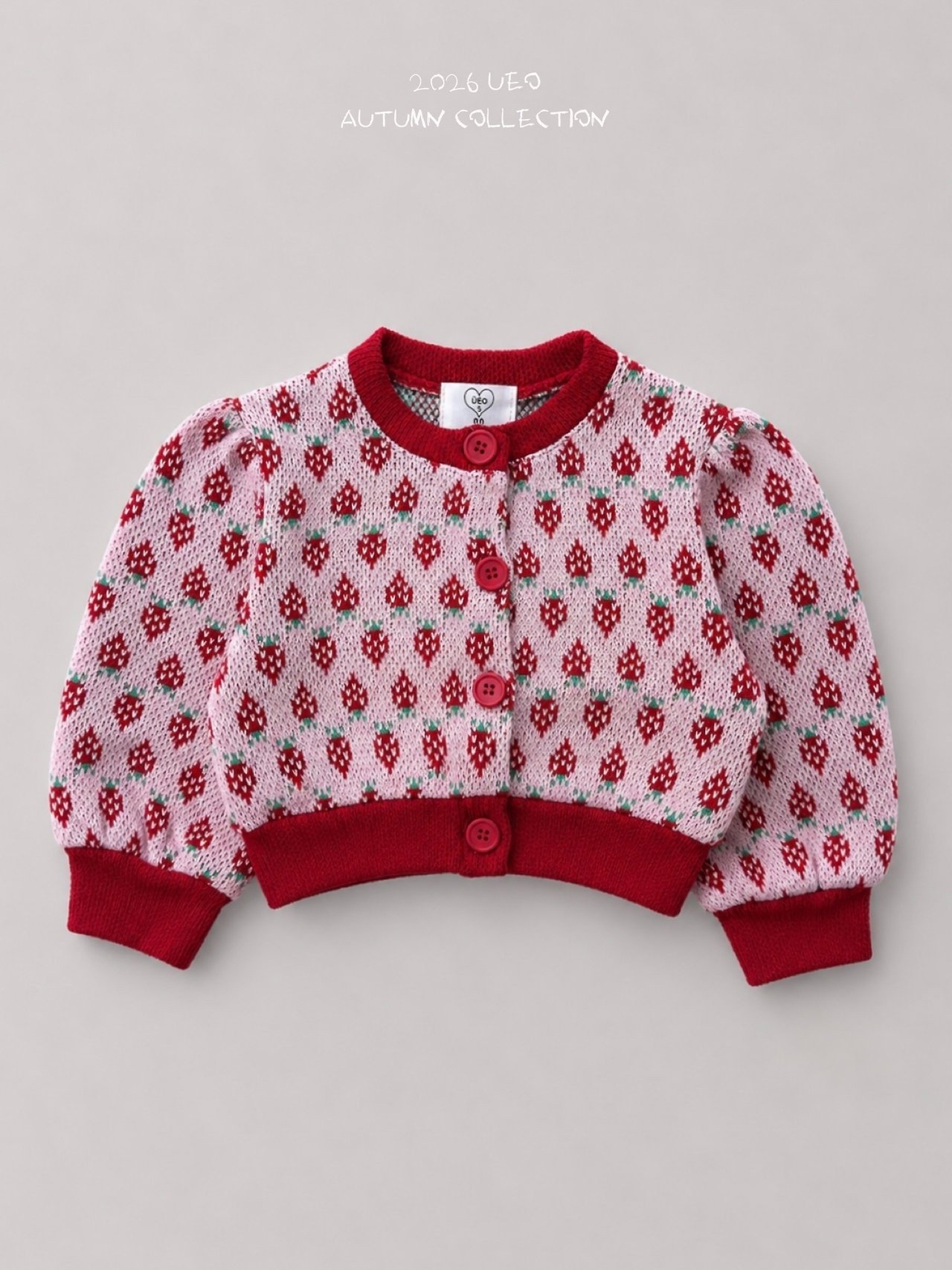 Girls | Mini Berry Cardigan
