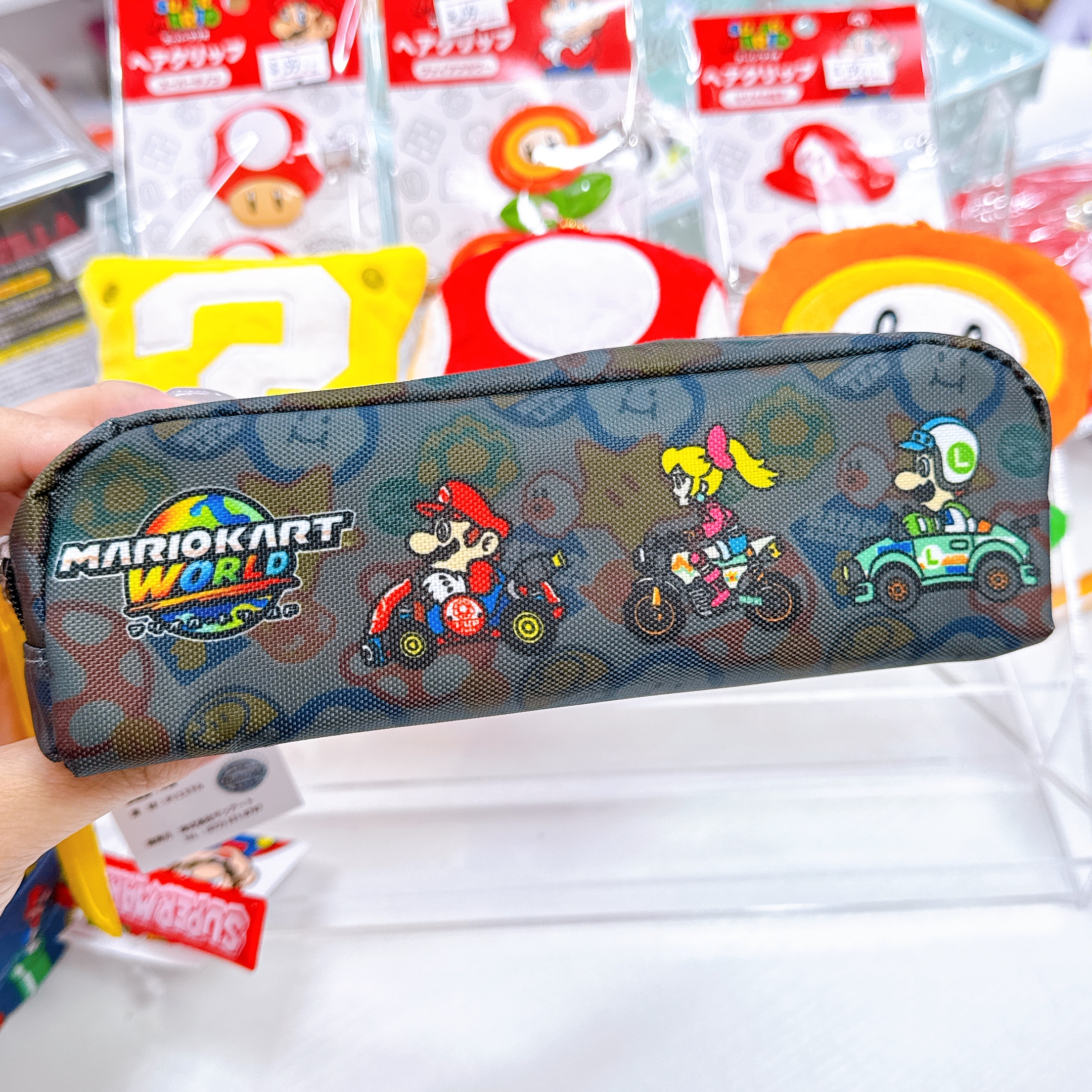日本直送super Mario 新款文具產品筆袋髮夾