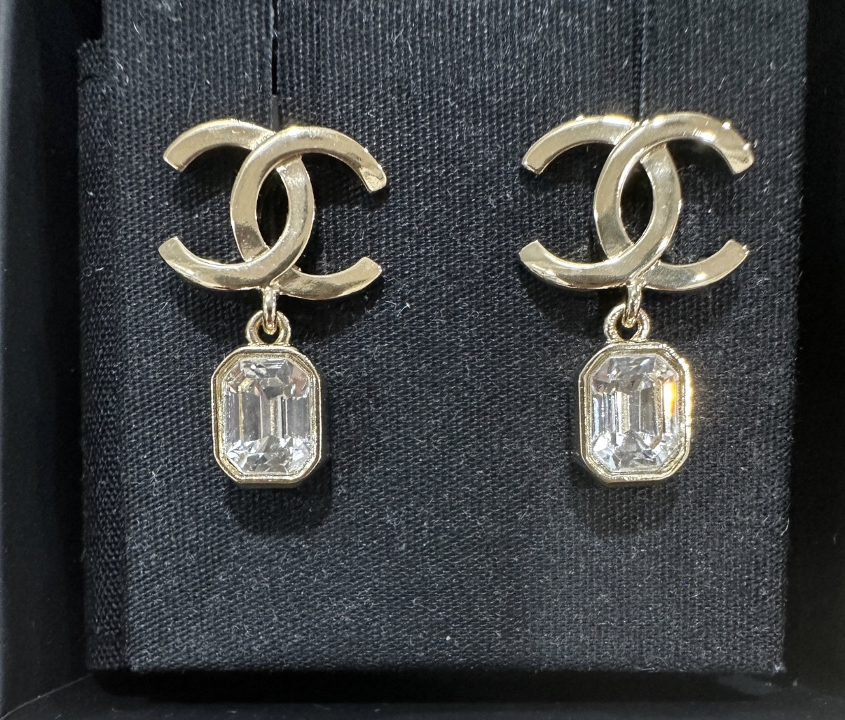 Chanel 閃閃冰糖款耳環 