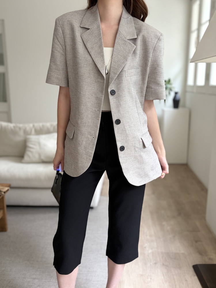 The Oversized Oatmeal Blazer