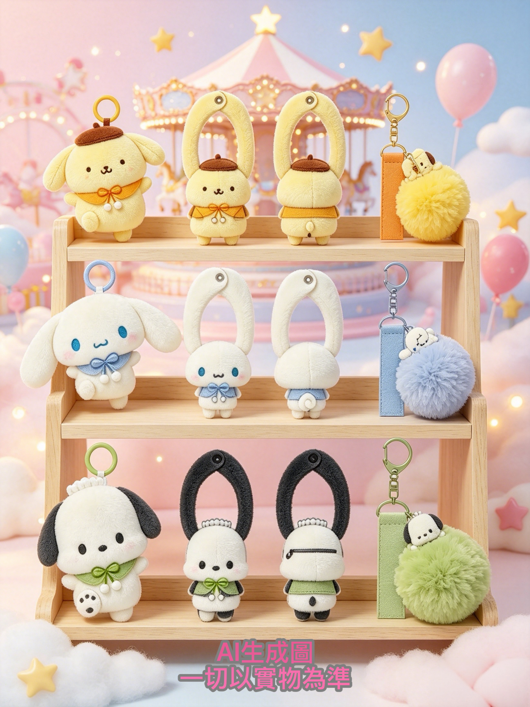 ［11月底到價] Sanrio 11月新款公仔掛飾