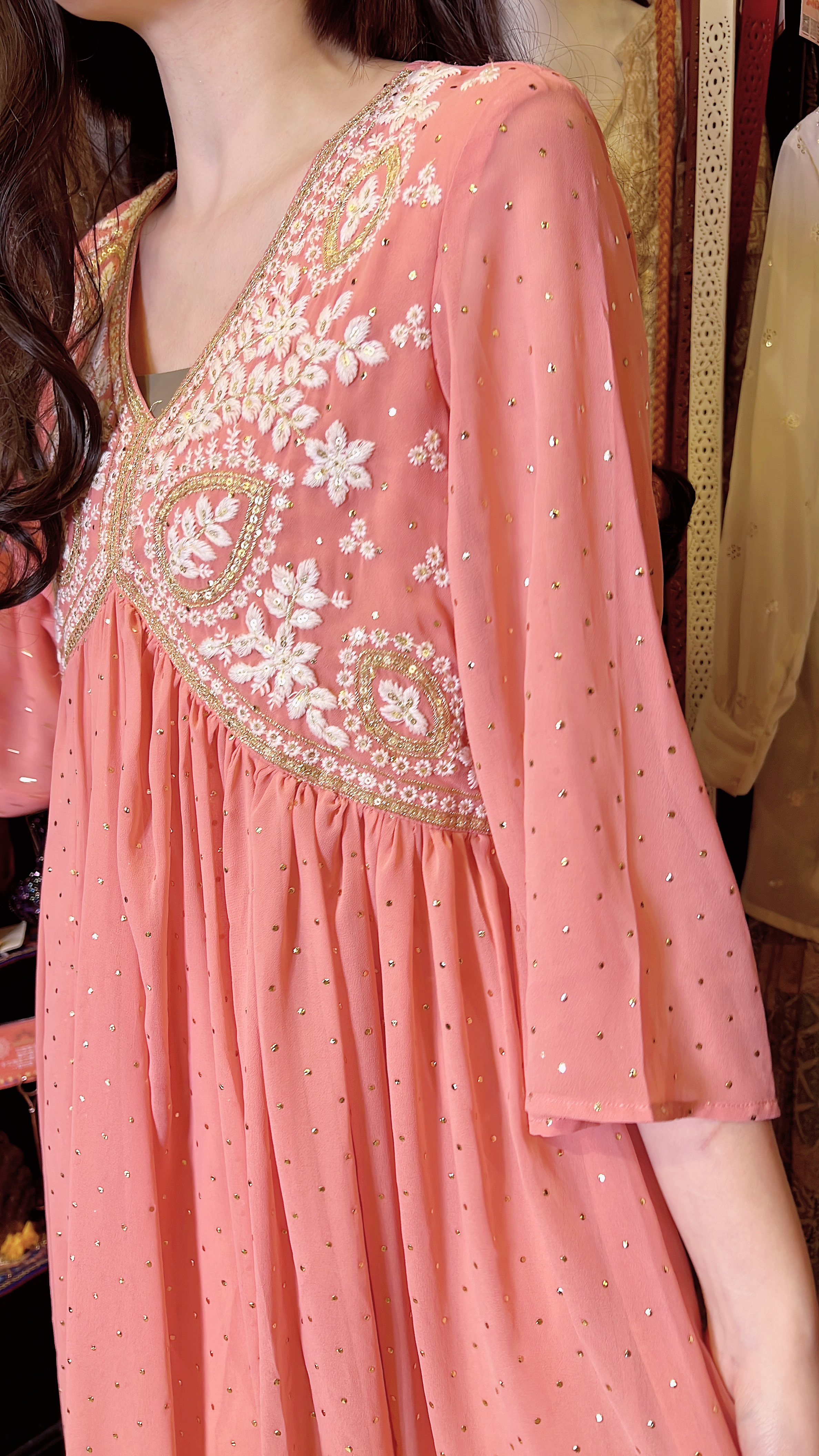 Pink x white Gold  Emb. OP #006