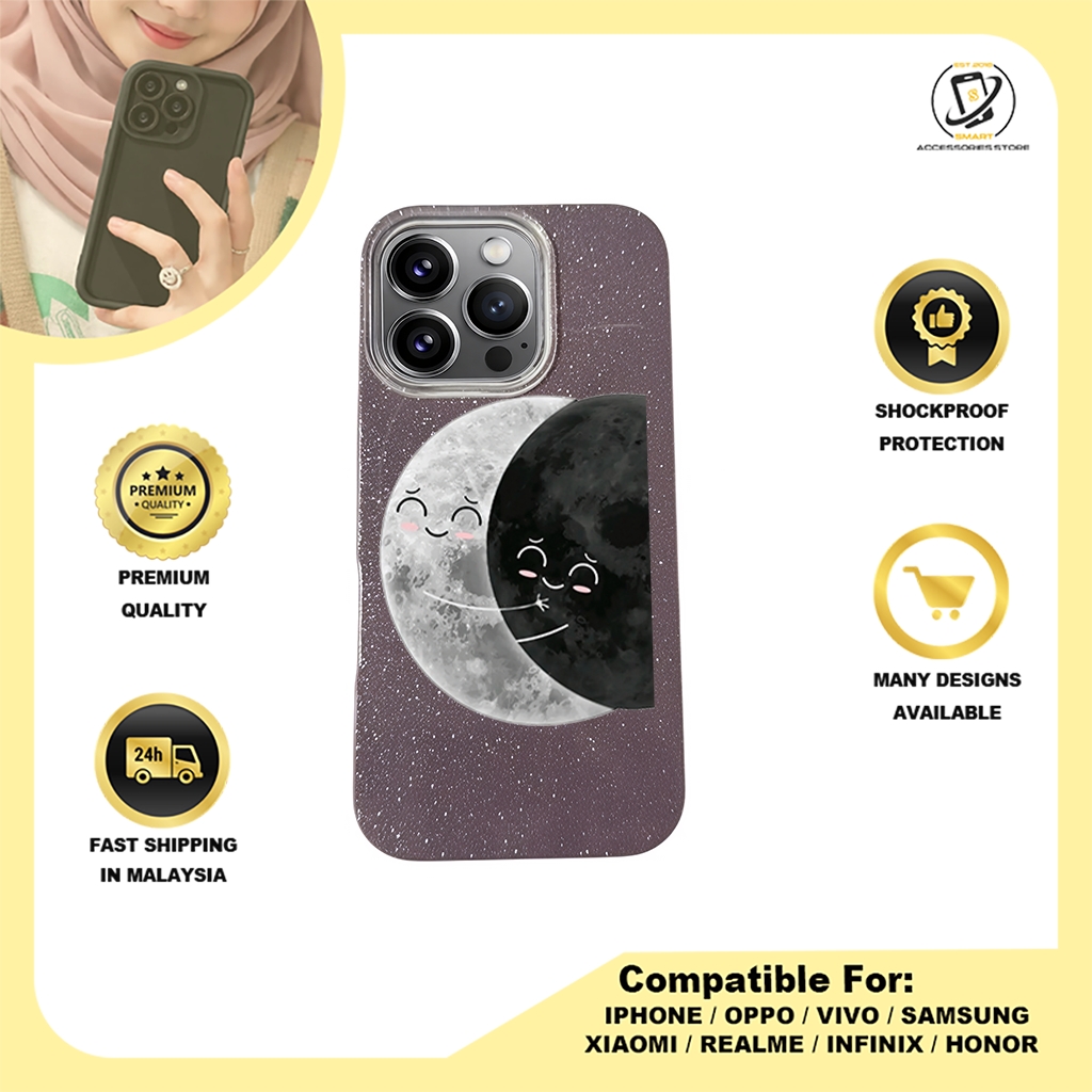 BLING CASE PHONE FOR IPHONE - DESIGN MOON B