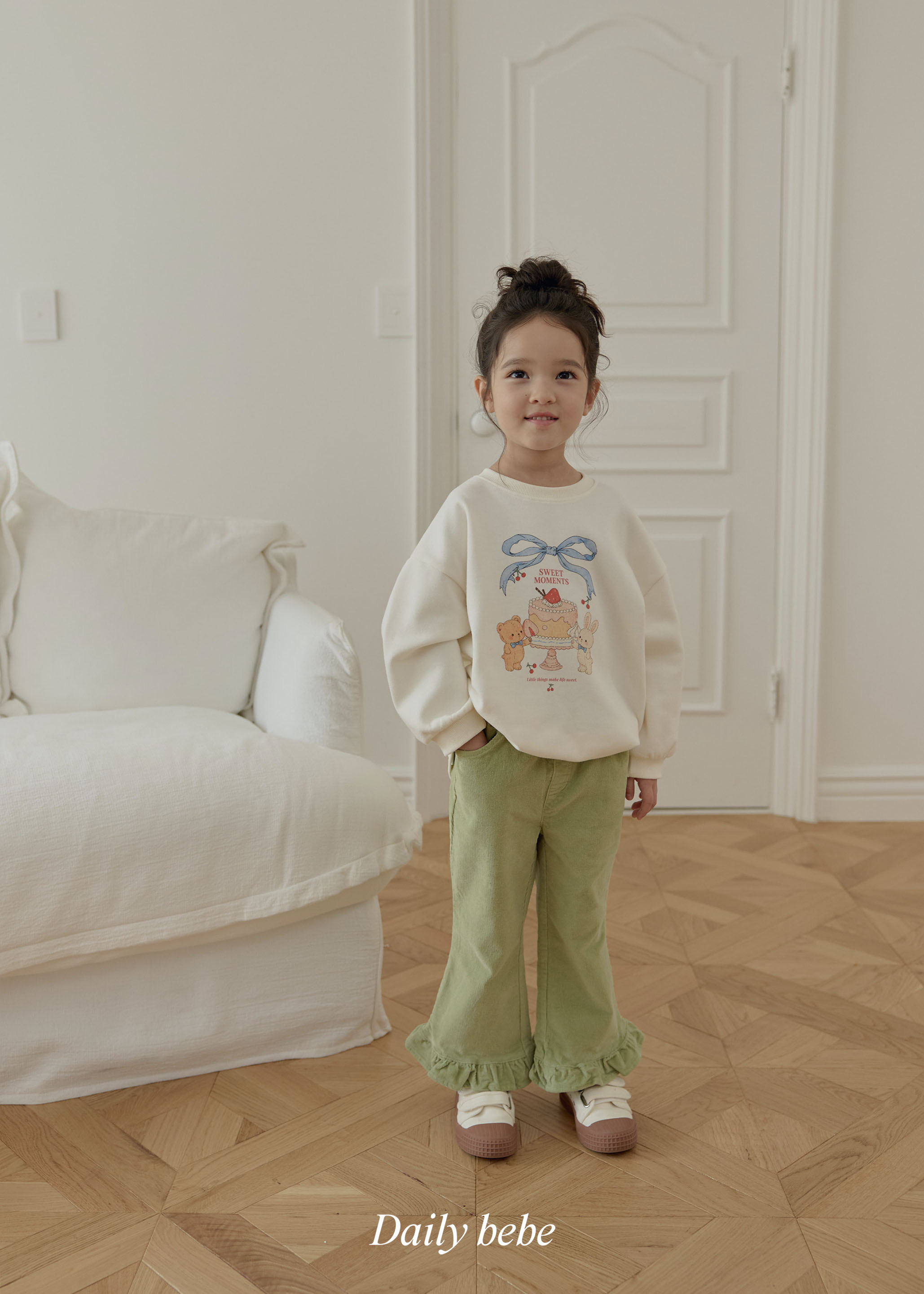 Dailybebe | Corduroy Bootcut Pants